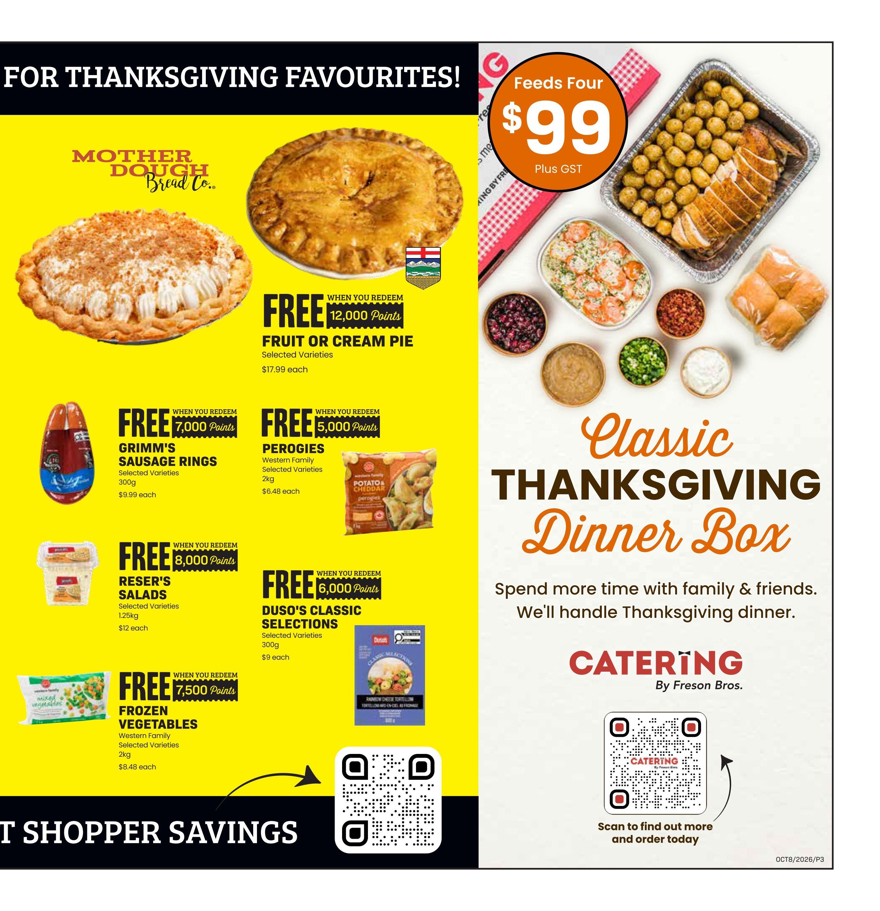 Freson Bros. Flyer October 2 to 8