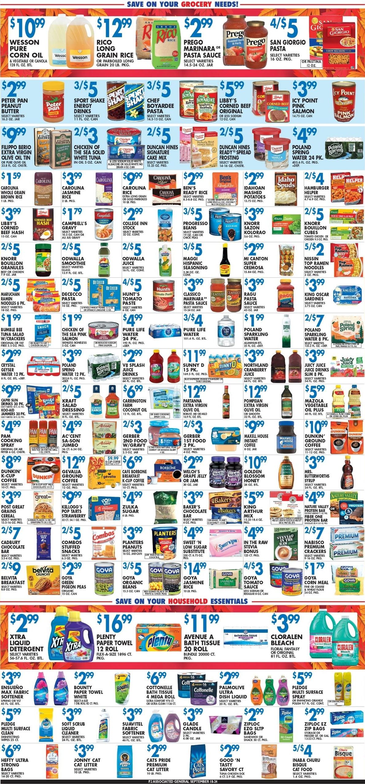 Associated Supermarkets Weekly Ad September 25 - October 1, 2026