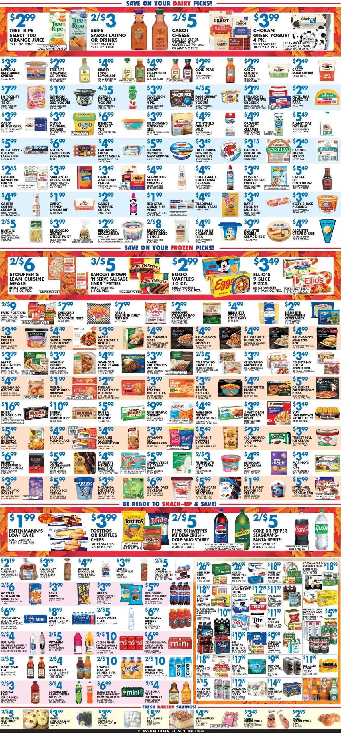 Associated Supermarkets Weekly Ad September 25 - October 1, 2026