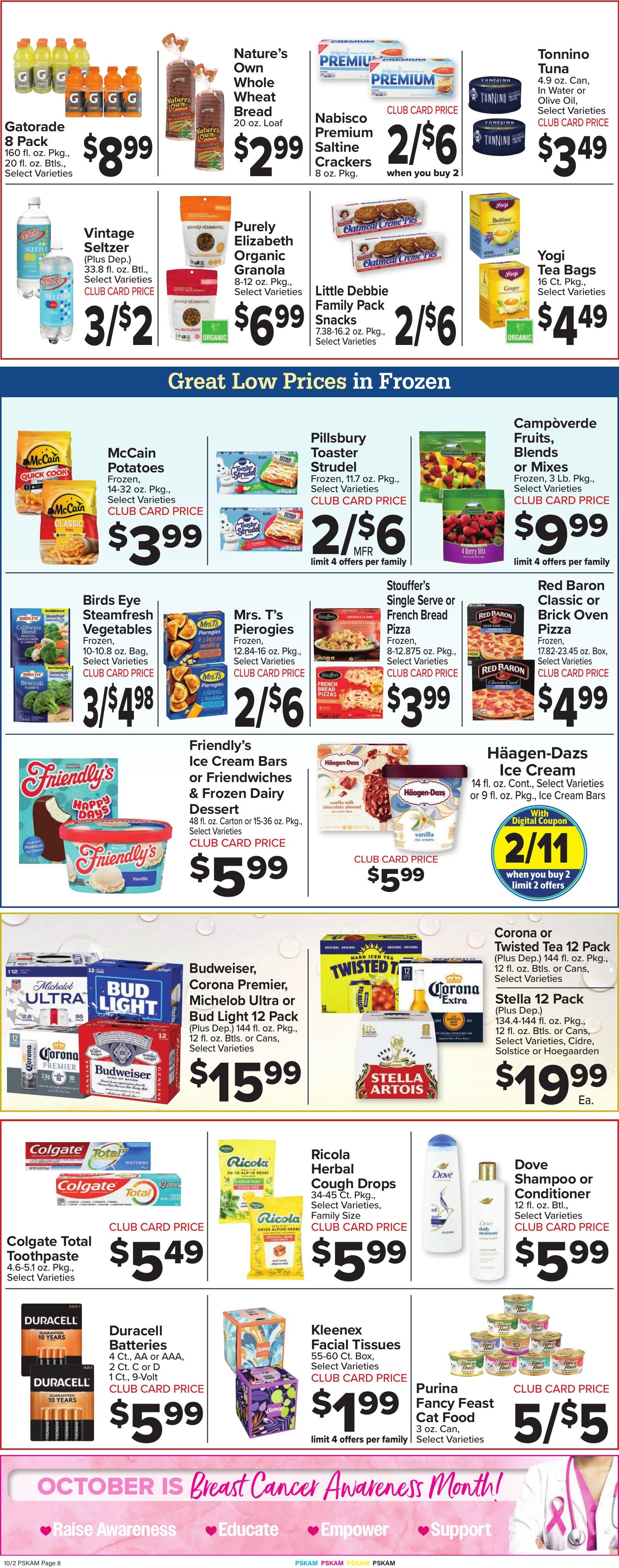 Foodtown Weekly Ad October 2 - 8, 2026