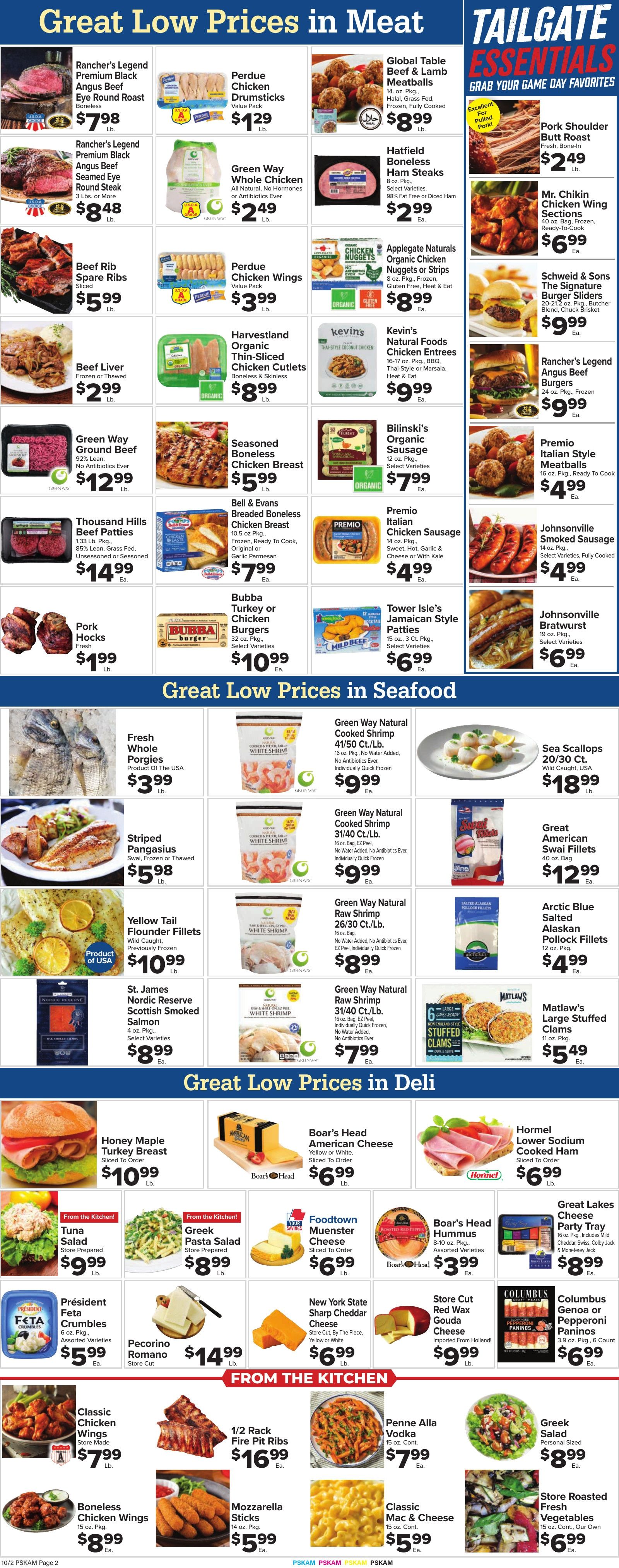 Foodtown Weekly Ad October 2 - 8, 2026