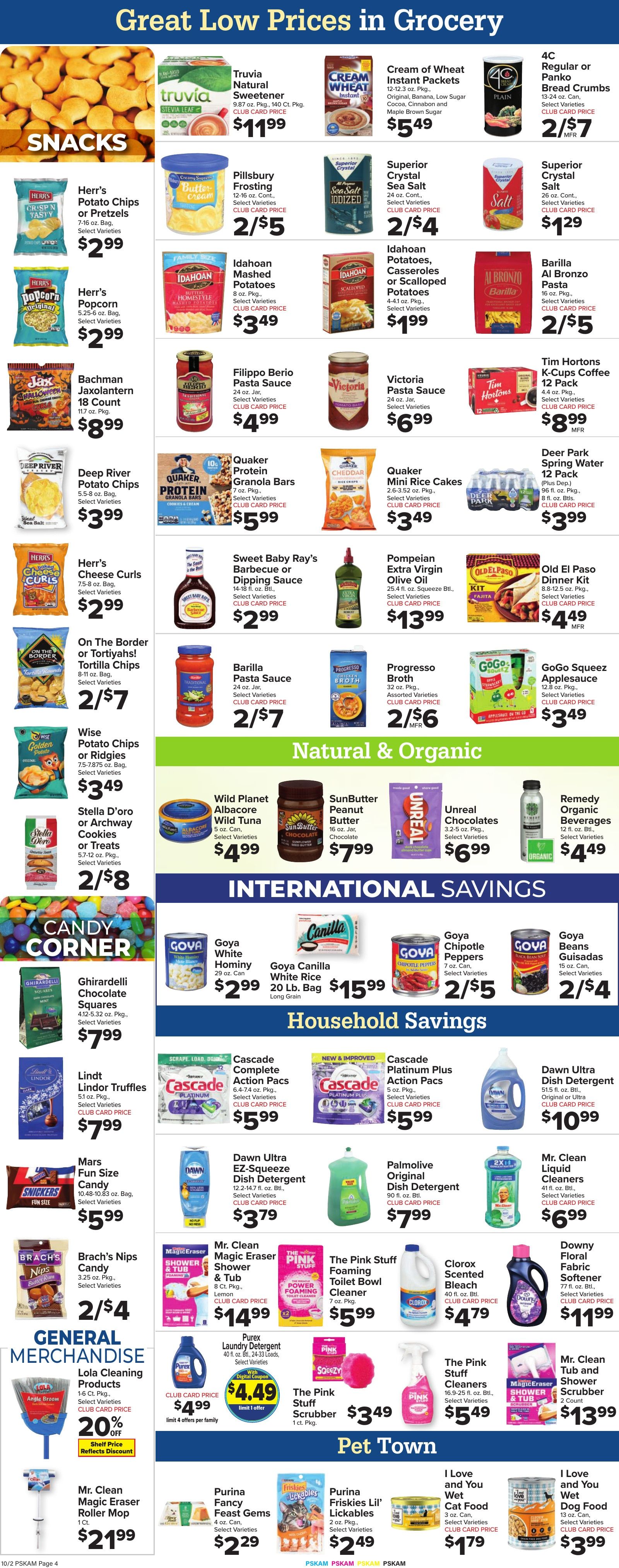 Foodtown Weekly Ad October 2 - 8, 2026