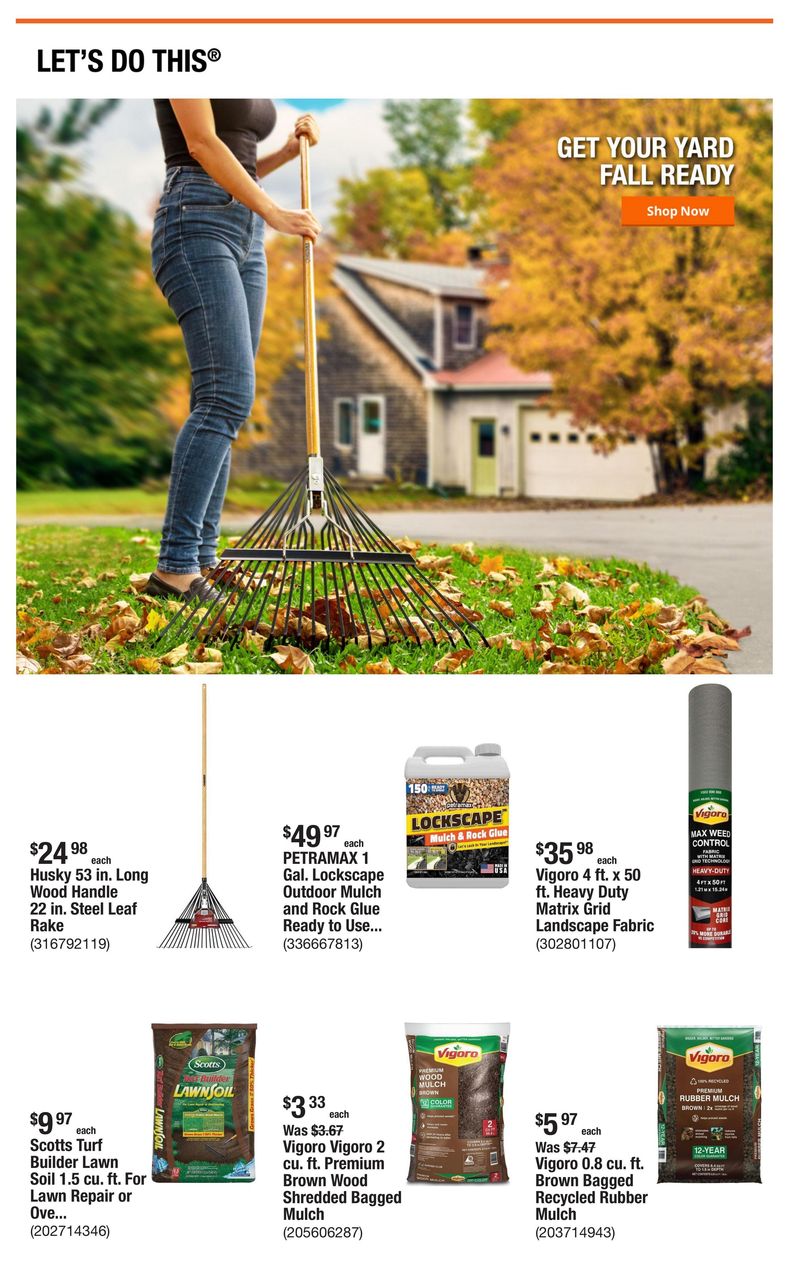 Home Depot (Fullerton Area, CA) Weekly Ad September 24 - October 1, 2026