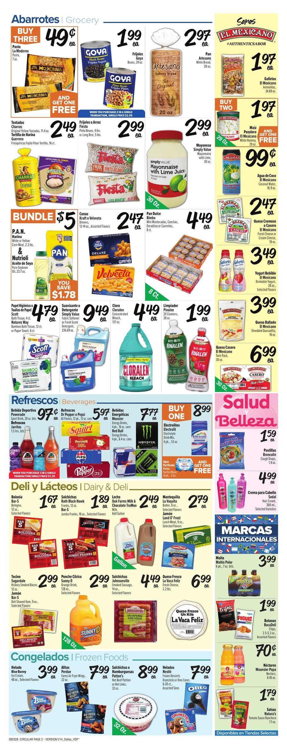Fiesta Mart (Denton Area, TX) Weekly Ad September 23 - 29, 2026