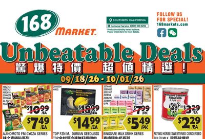 168 Market Weekly Ad September 18 - October 1, 2026