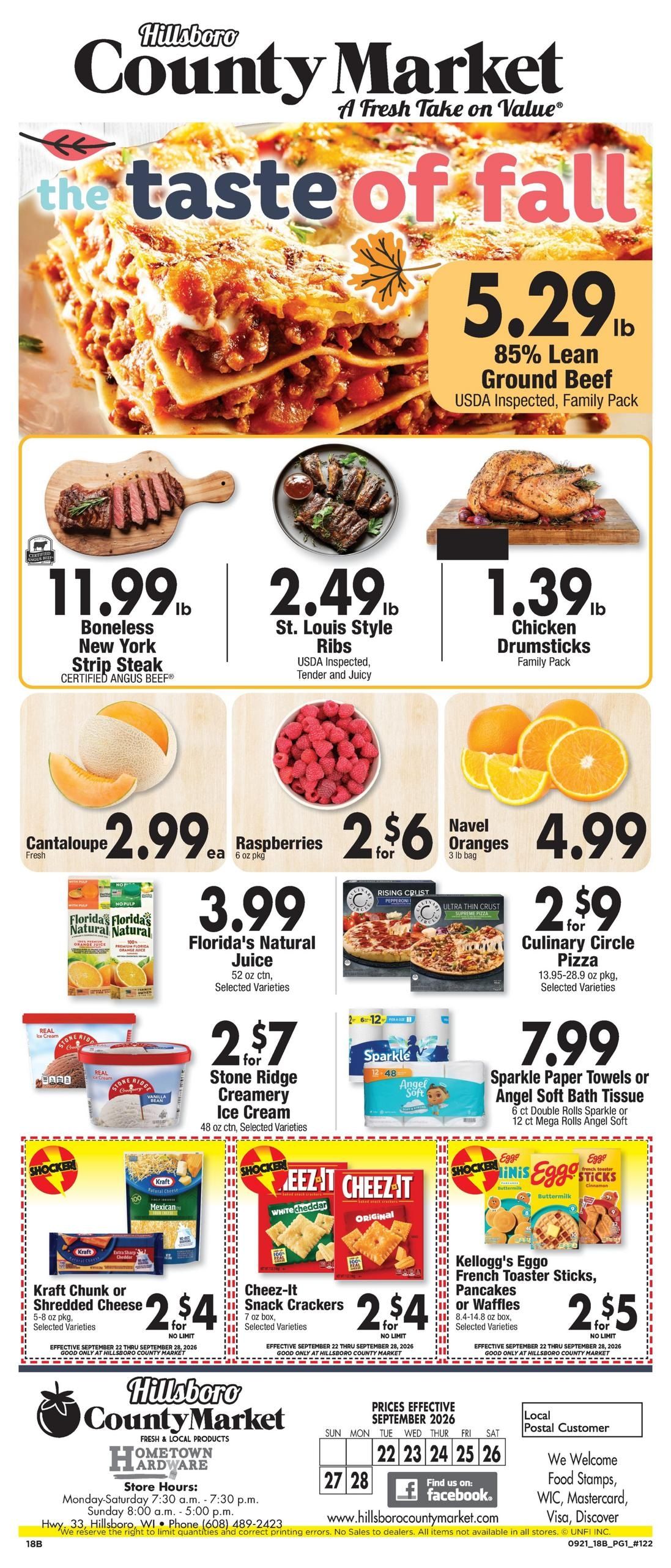 Hillsboro County Market Weekly Ad September 22 - 28, 2026