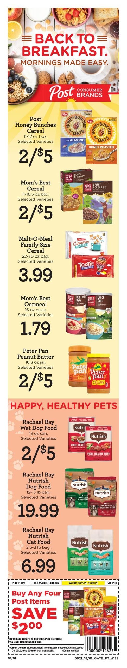 Hillsboro County Market Weekly Ad September 22 - 28, 2026