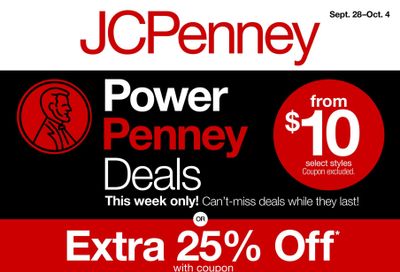 JCPenney Store Ads Weekly Ad September 28 - October 4, 2026
