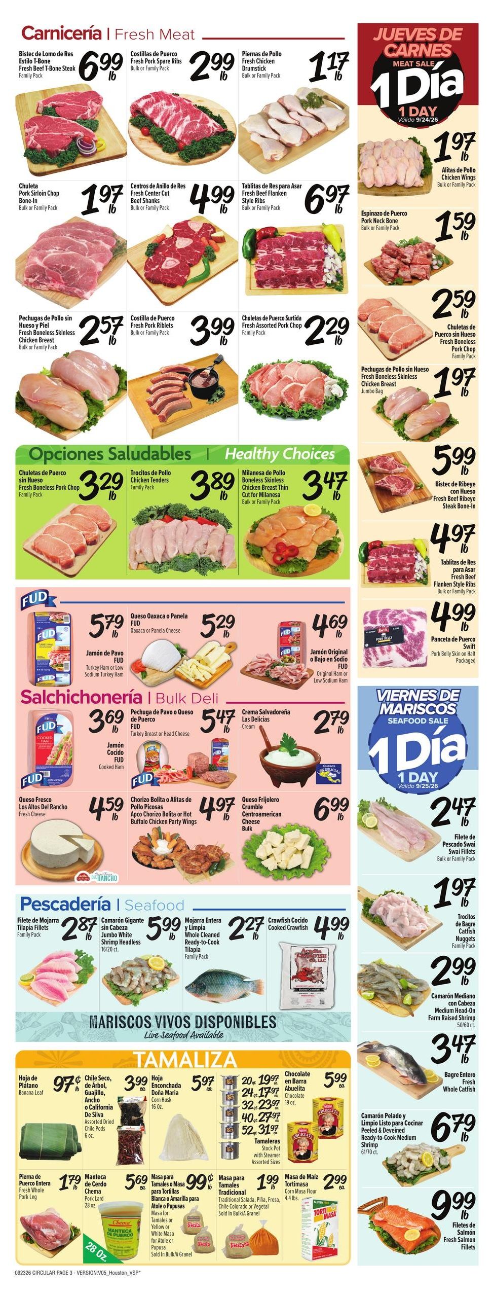 Fiesta Mart (Pasadena Area, TX) Weekly Ad September 23 - 29, 2026
