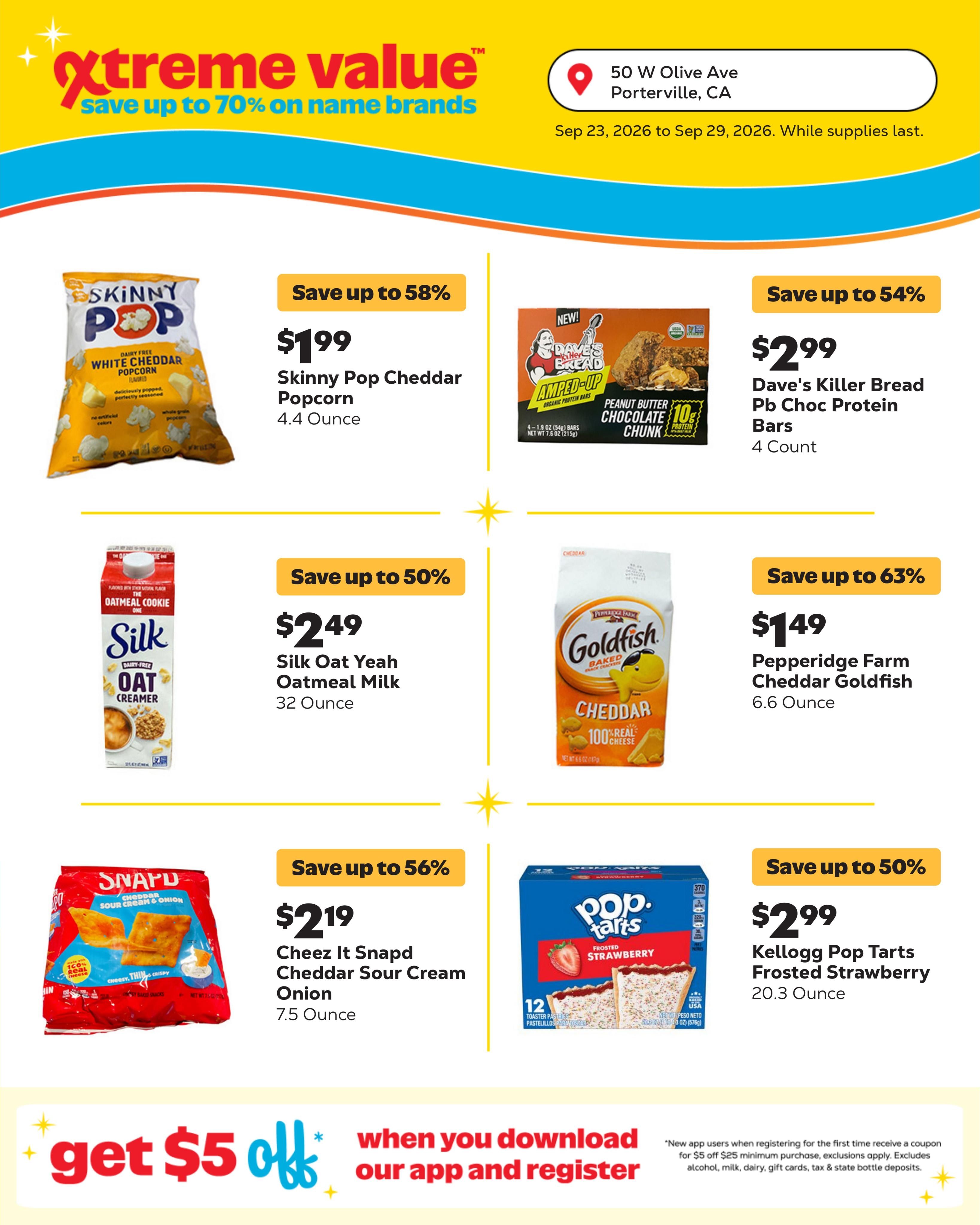 Grocery Outlet (Ducor Area, CA) Weekly Ad September 23 - 29, 2026