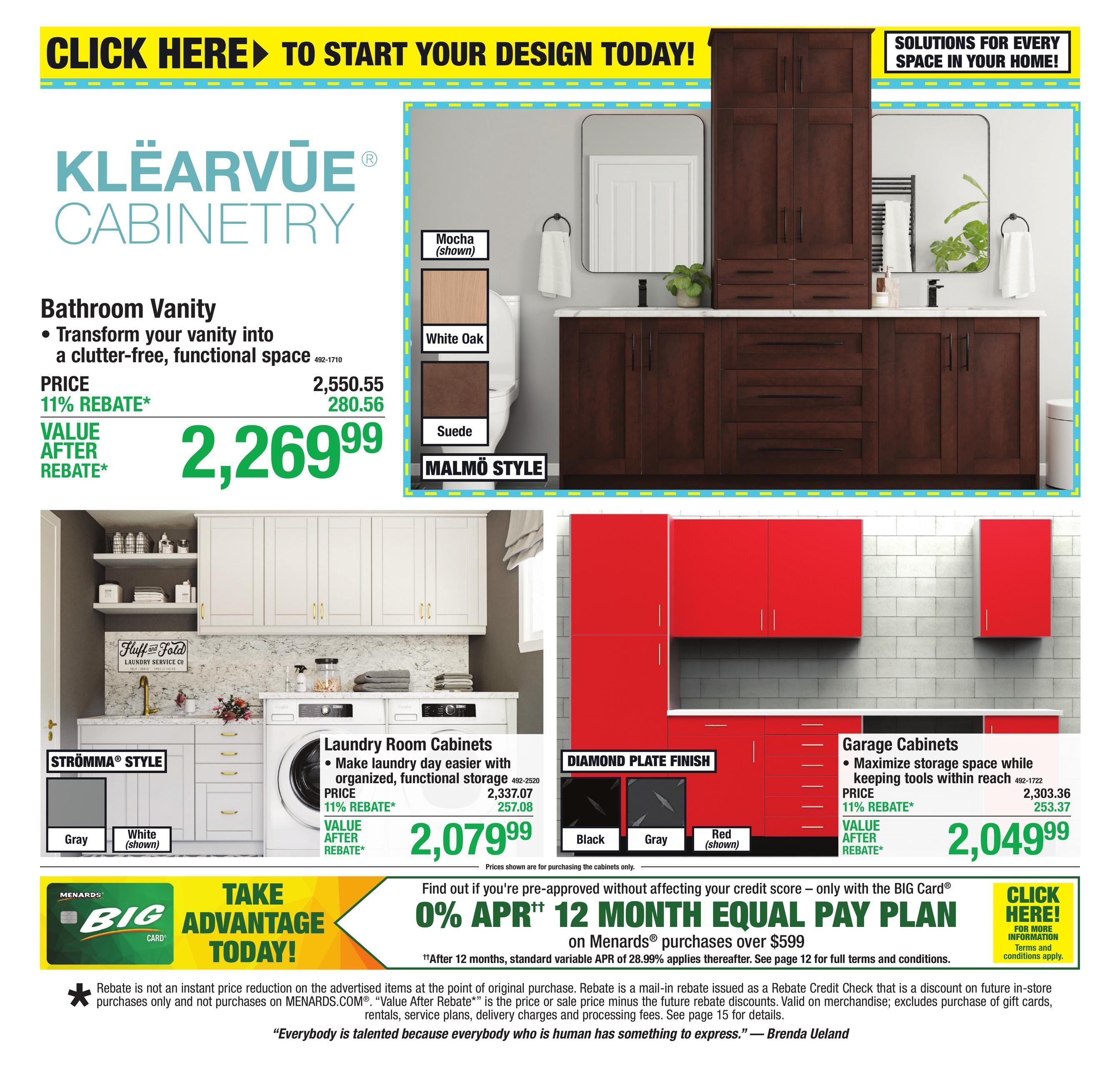 Menards (Bennett Area, IA) 11% Rebate Sale Weekly Ad September 23 - October 4, 2026