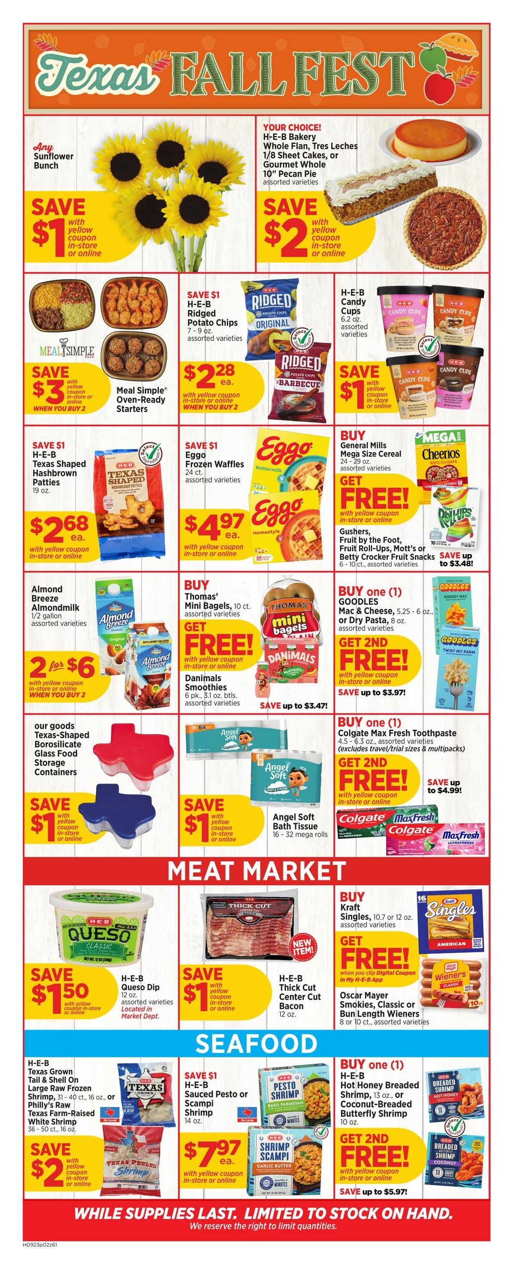 H-E-B (College Station Area, TX) Weekly Ad September 23 - 29, 2026