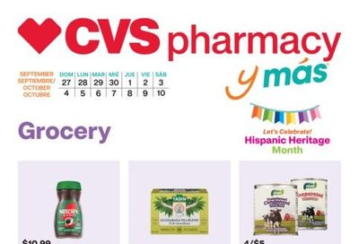 CVS Pharmacy (Alhambra Area, CA) y más Weekly Ad September 27 - October 3, 2026