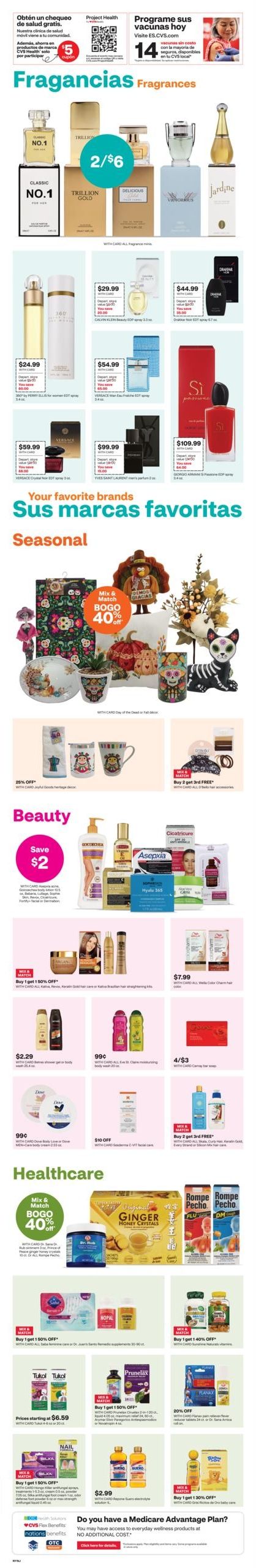CVS Pharmacy (Bridgeport Area, CT) y más Weekly Ad September 27 - October 3, 2026
