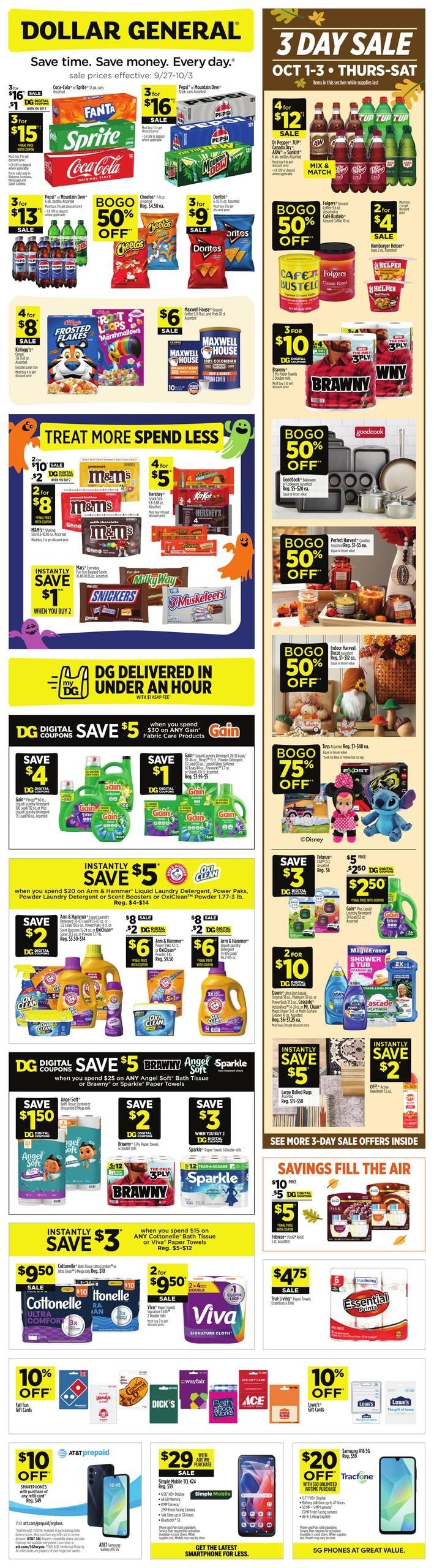 Dollar General (New Orleans-Varnado Area, LA) Weekly Ad September 27 - October 3, 2026
