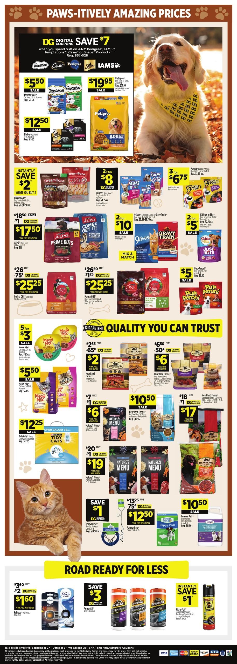 Dollar General (New Orleans-Varnado Area, LA) Weekly Ad September 27 - October 3, 2026