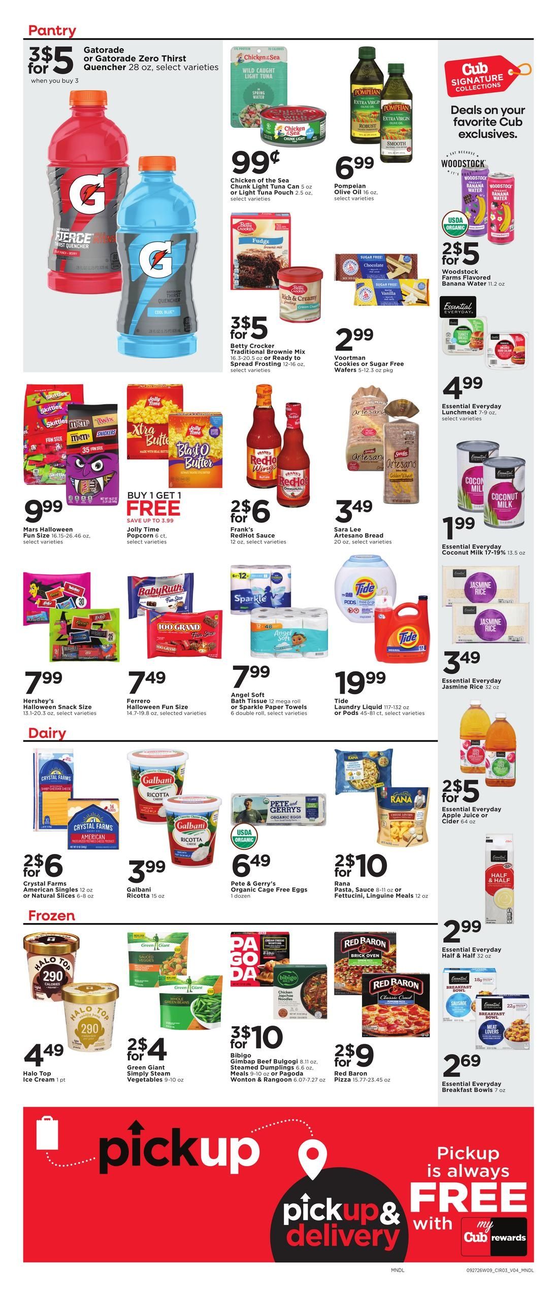Cub Foods (Alexandria Area, MN) Weekly Savings Weekly Ad September 27 - October 3, 2026