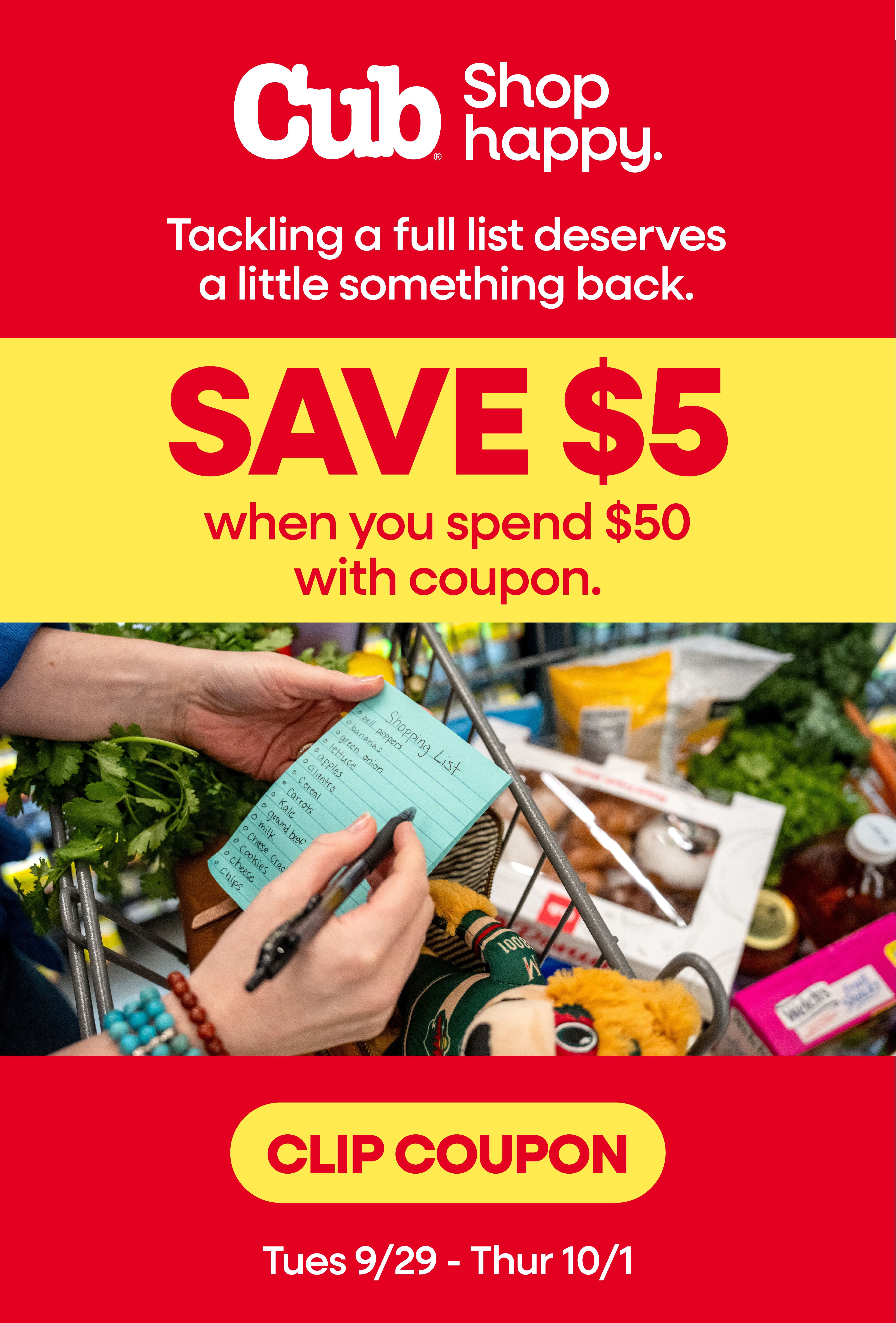 Cub Foods (Minnesota) Shop Happy Weekly Ad September 27 - October 3, 2026
