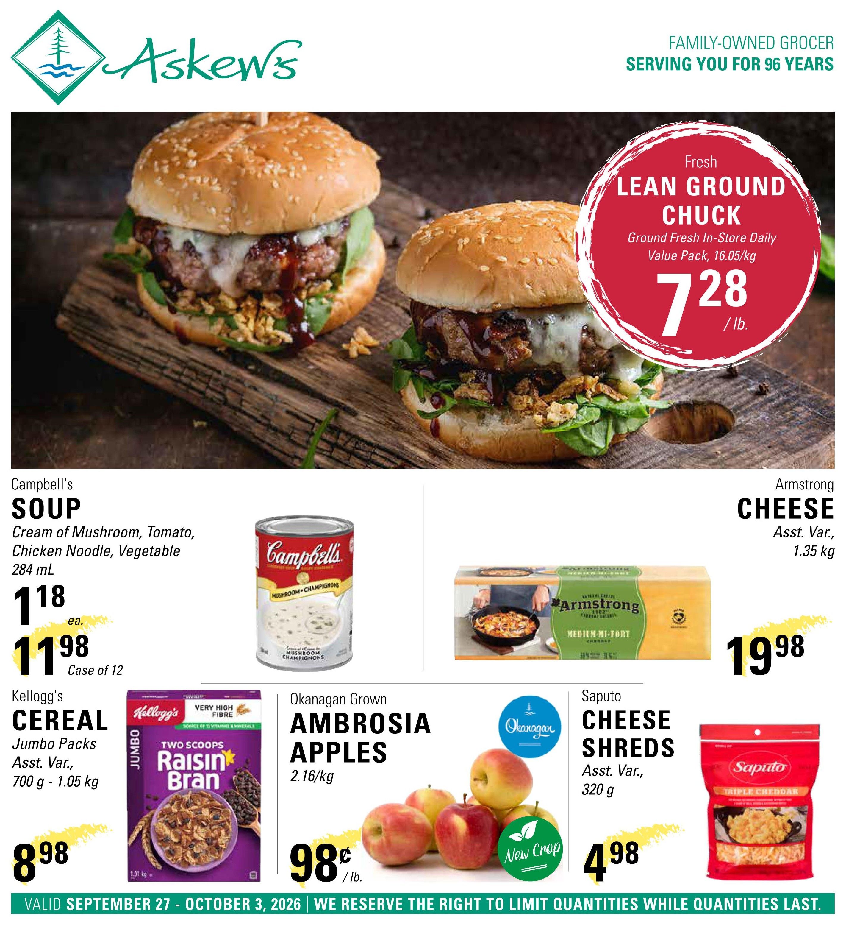 Askews Foods Flyer September 27 to October 3