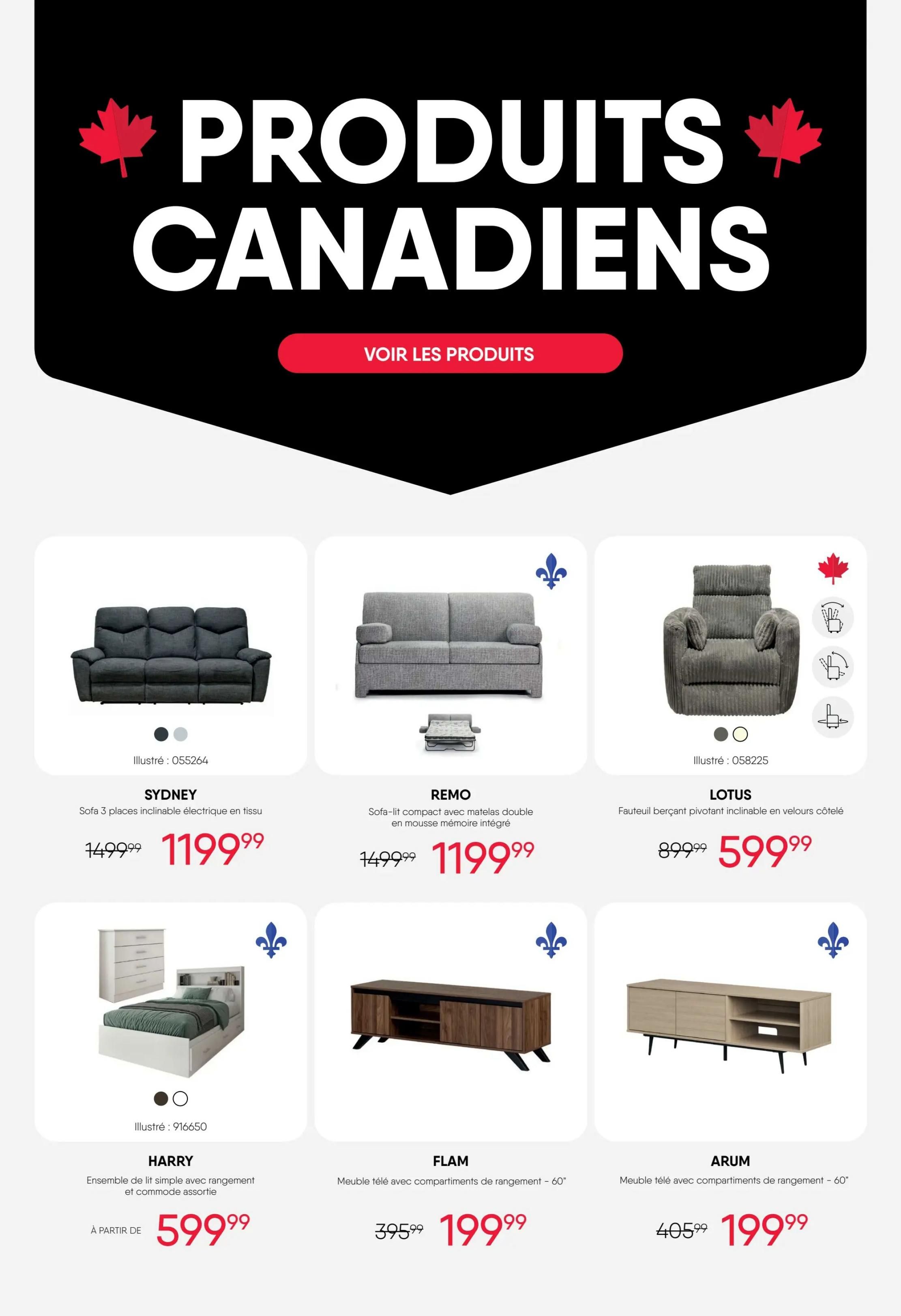 Meubles RD Flyer September 28 to October 4