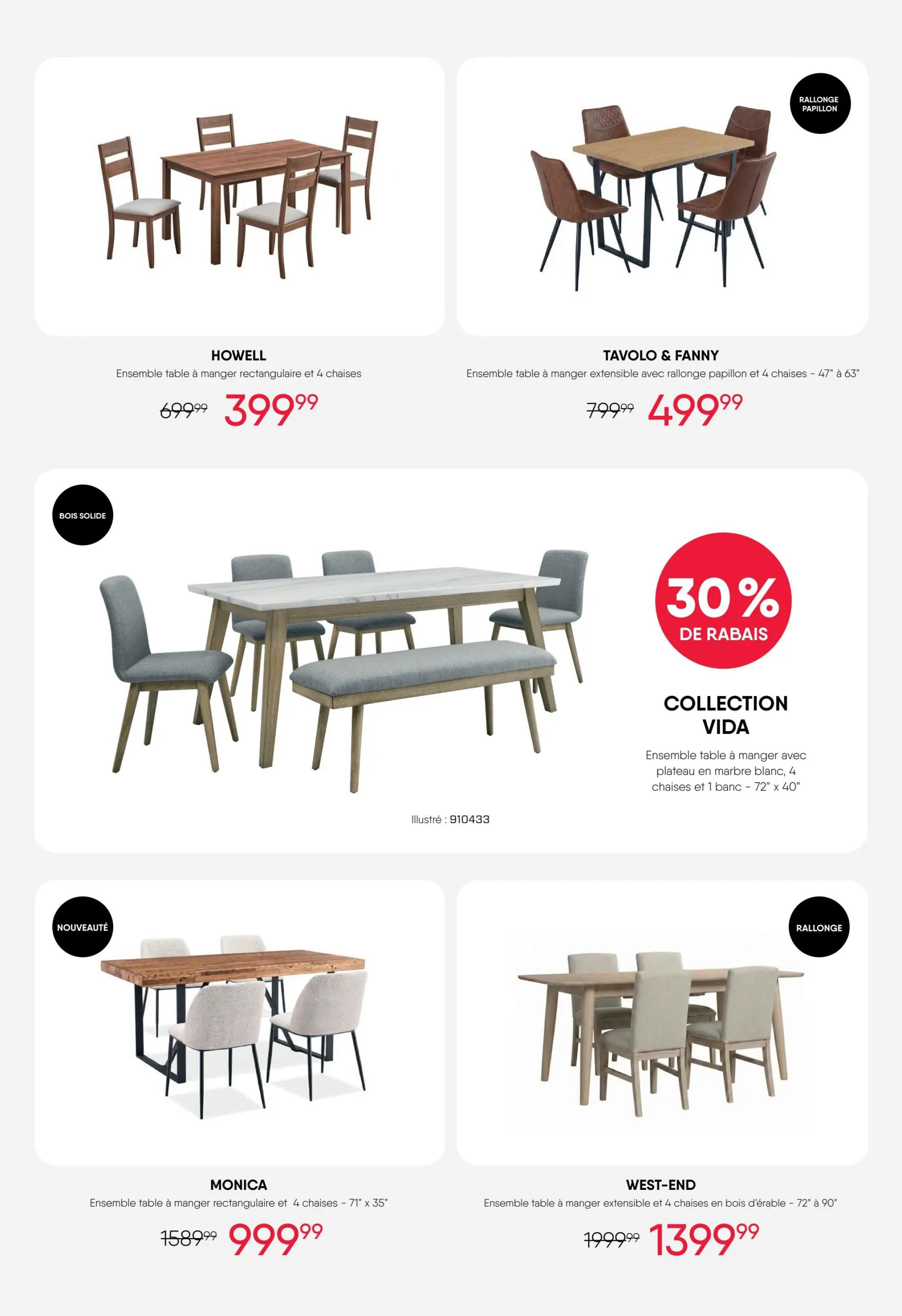 Meubles RD Flyer September 28 to October 4