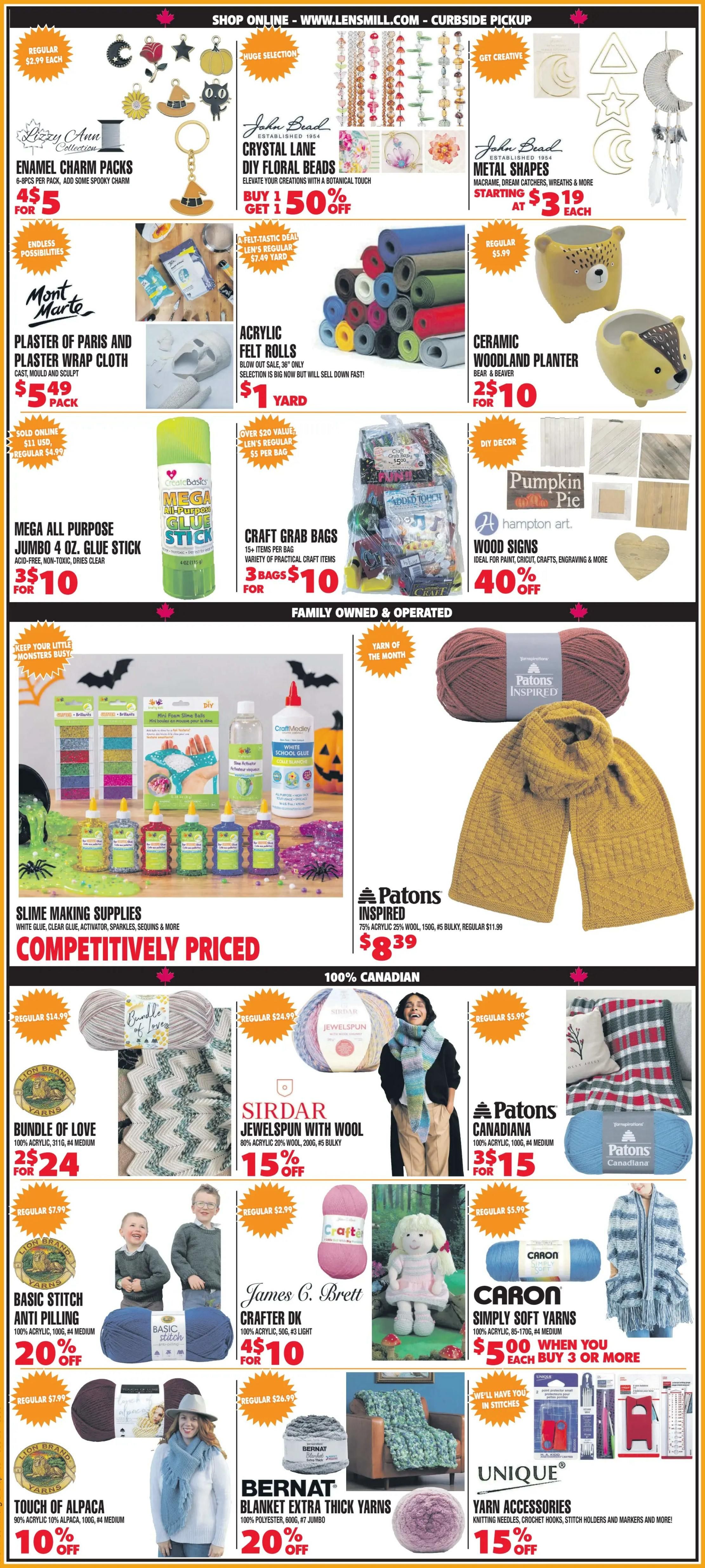 Len's Mill Stores Flyer September 28 to October 11