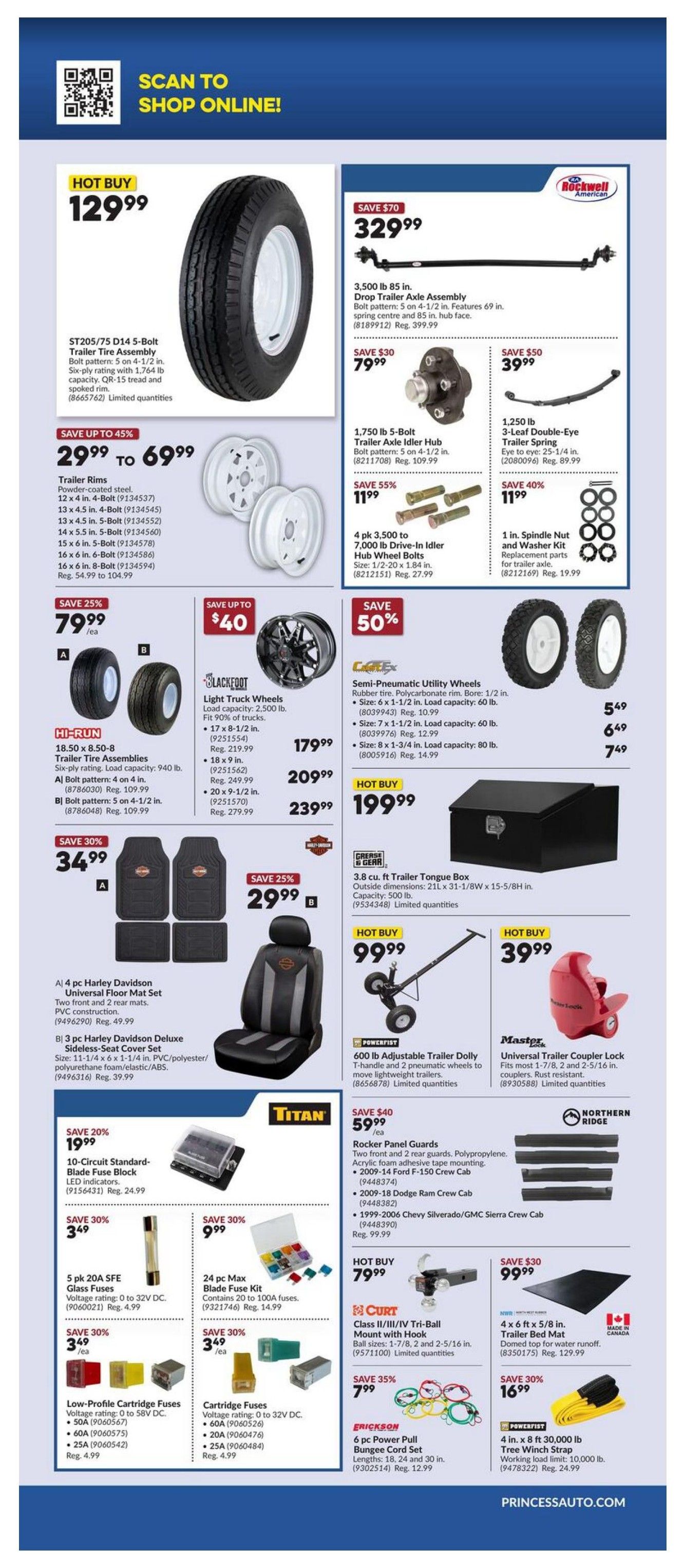 Princess Auto Flyer September 28 to October 11