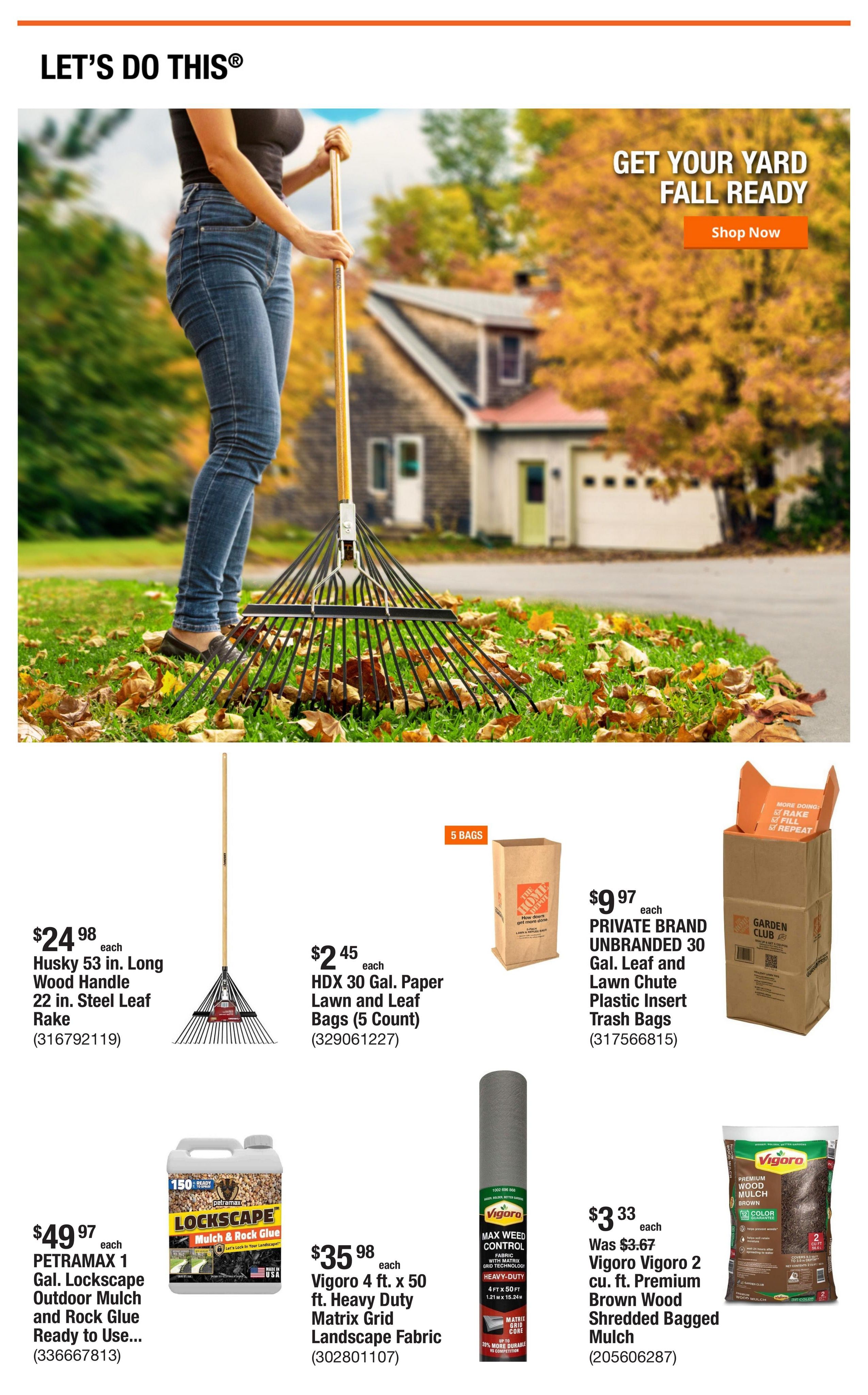 Home Depot (Quincy Area, IL) Weekly Ad September 24 - October 1, 2026