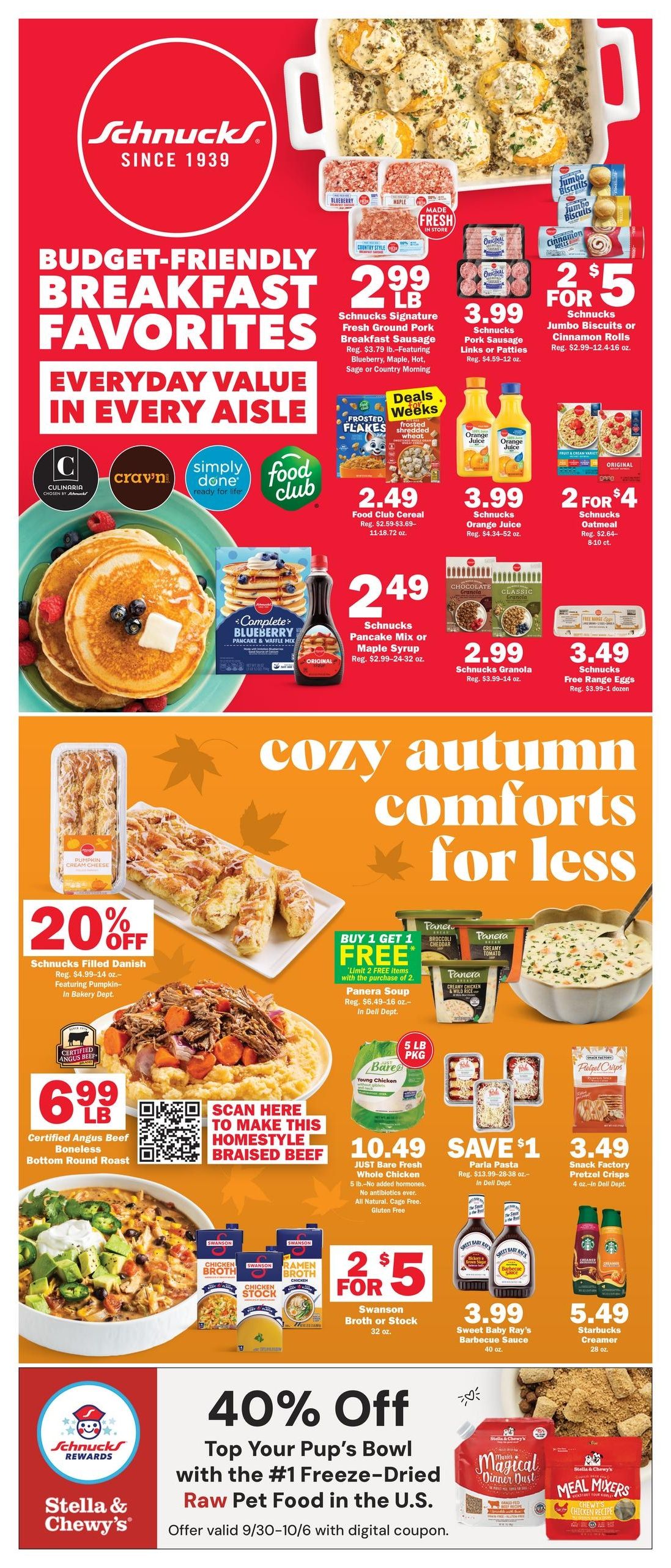 Schnucks (Villa Ridge Area, IL) Weekly Print Weekly Ad September 30 - October 6, 2026