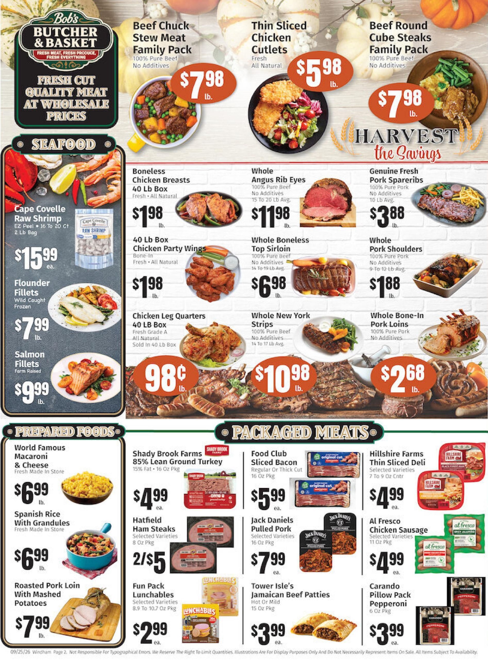 Windham IGA Weekly Ad September 25 - October 1, 2026