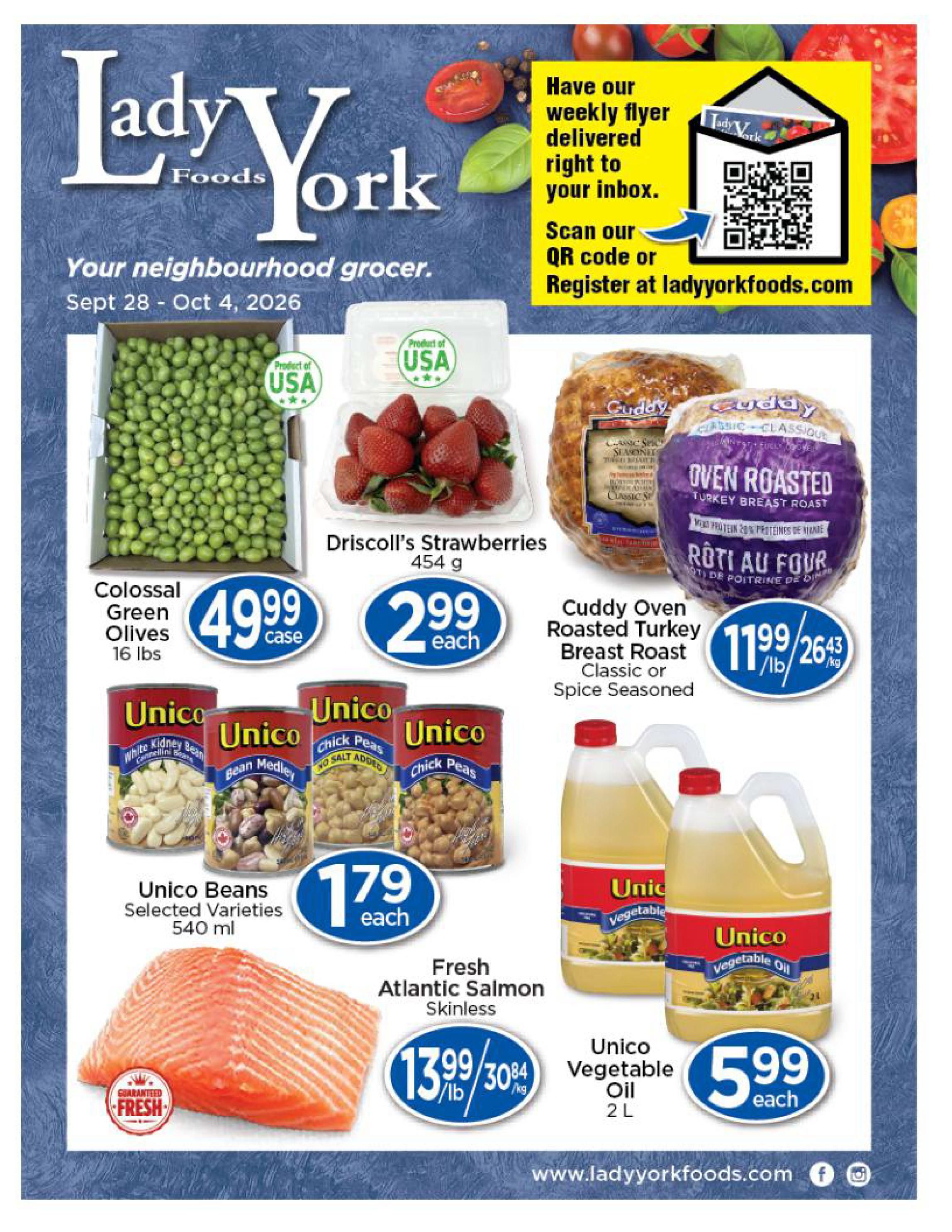 Lady York Foods Flyer September 28 to October 4