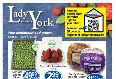 Lady York Foods Flyer September 28 to October 4