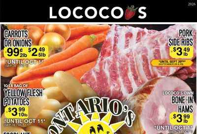 Lococo's Flyer September 28 to October 1