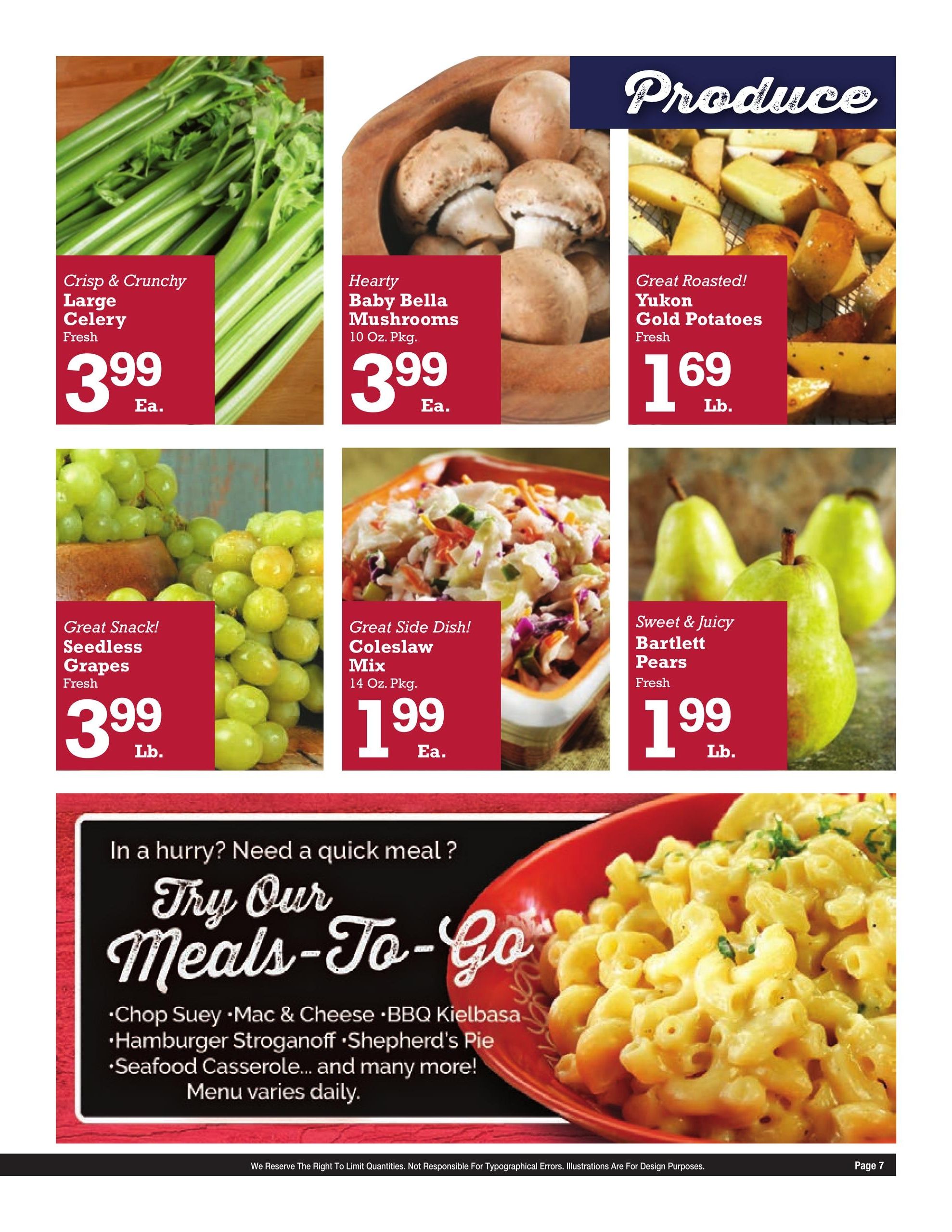 Foster's Super Market Weekly Ad September 21 - October 3, 2026