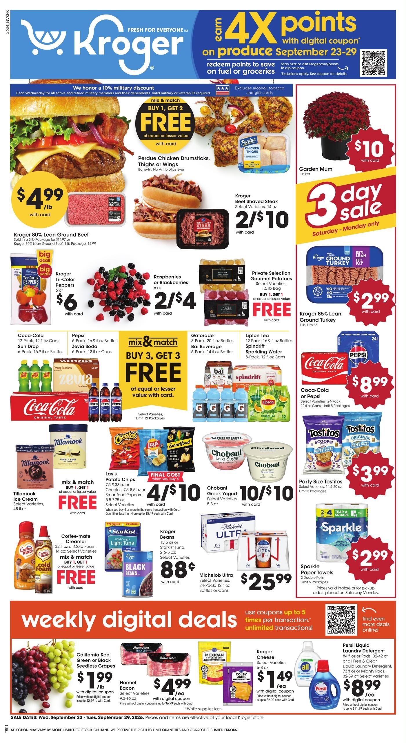 Kroger (Cadiz Area, KY) Weekly Ad September 23 - 29, 2026