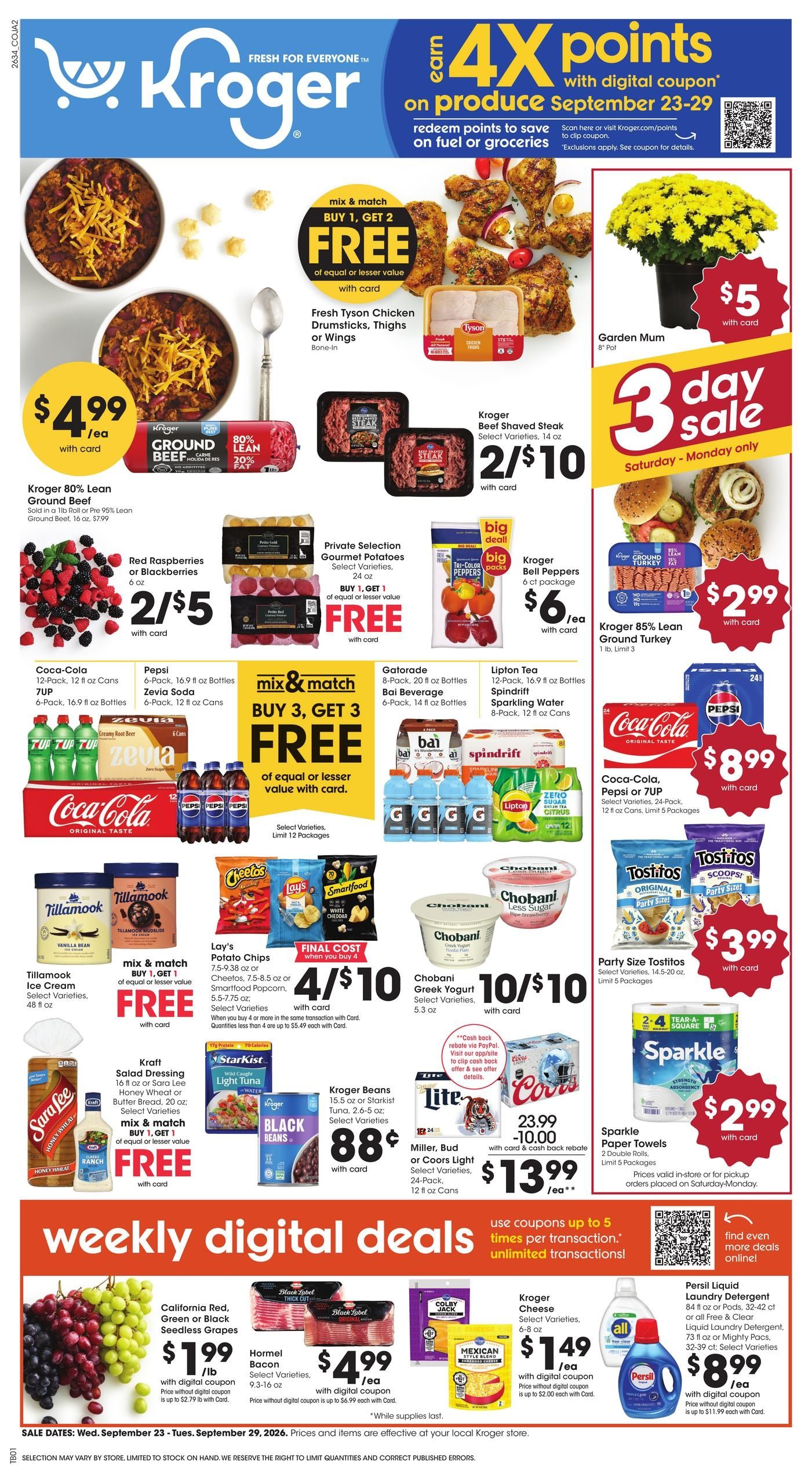 Kroger (Maumee-Vickery Area, OH) Weekly Ad September 23 - 29, 2026