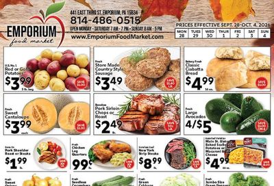 Emporium Food Market Weekly Ad September 28 - October 4, 2026