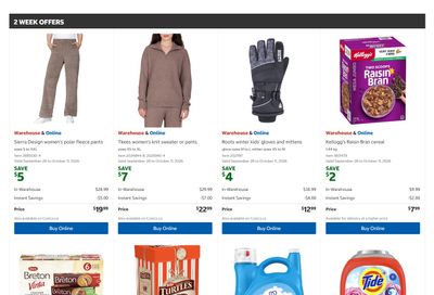 Costco (West, ON, Atlantic Canada) Warehouse Offers September 28 to October 11