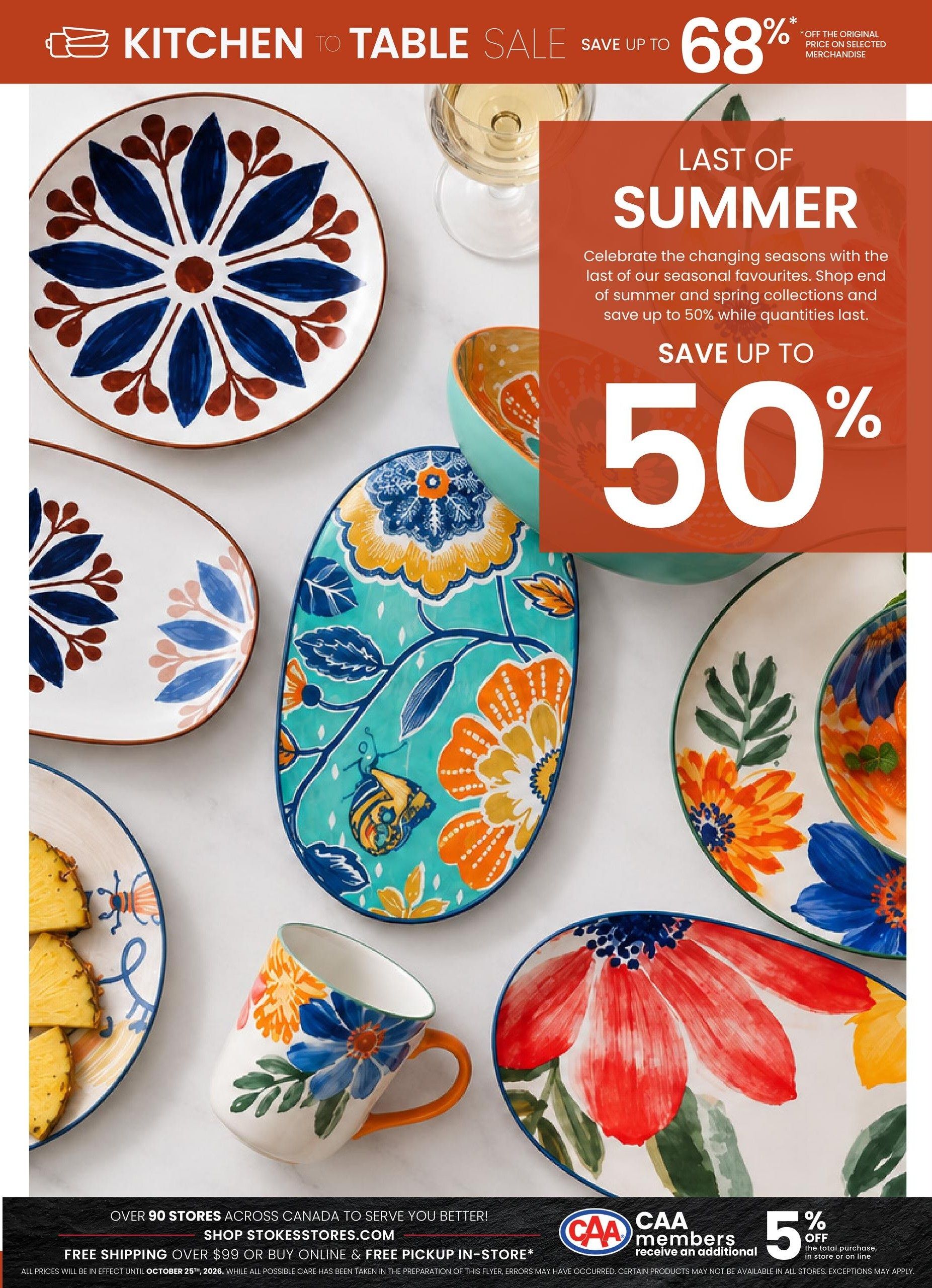Stokes Flyer September 28 to October 25