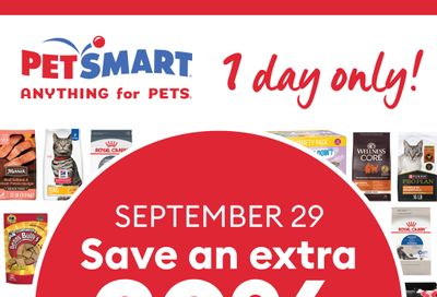 PetSmart Online Deal Flyer September 29