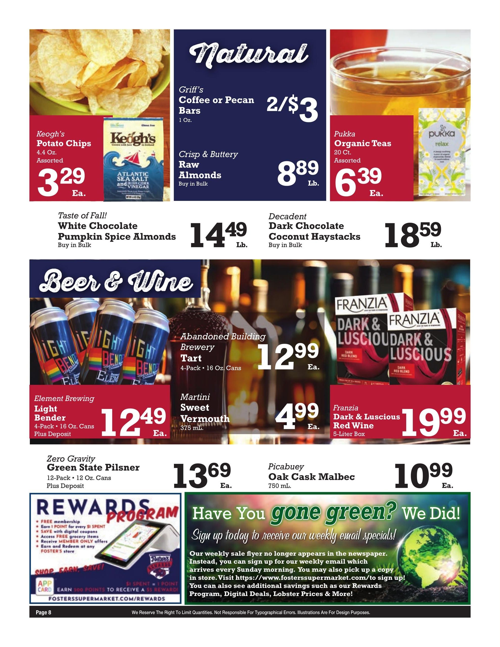 Foster's Super Market (Adams Area, MA) Weekly Ad September 28 - October 3, 2026