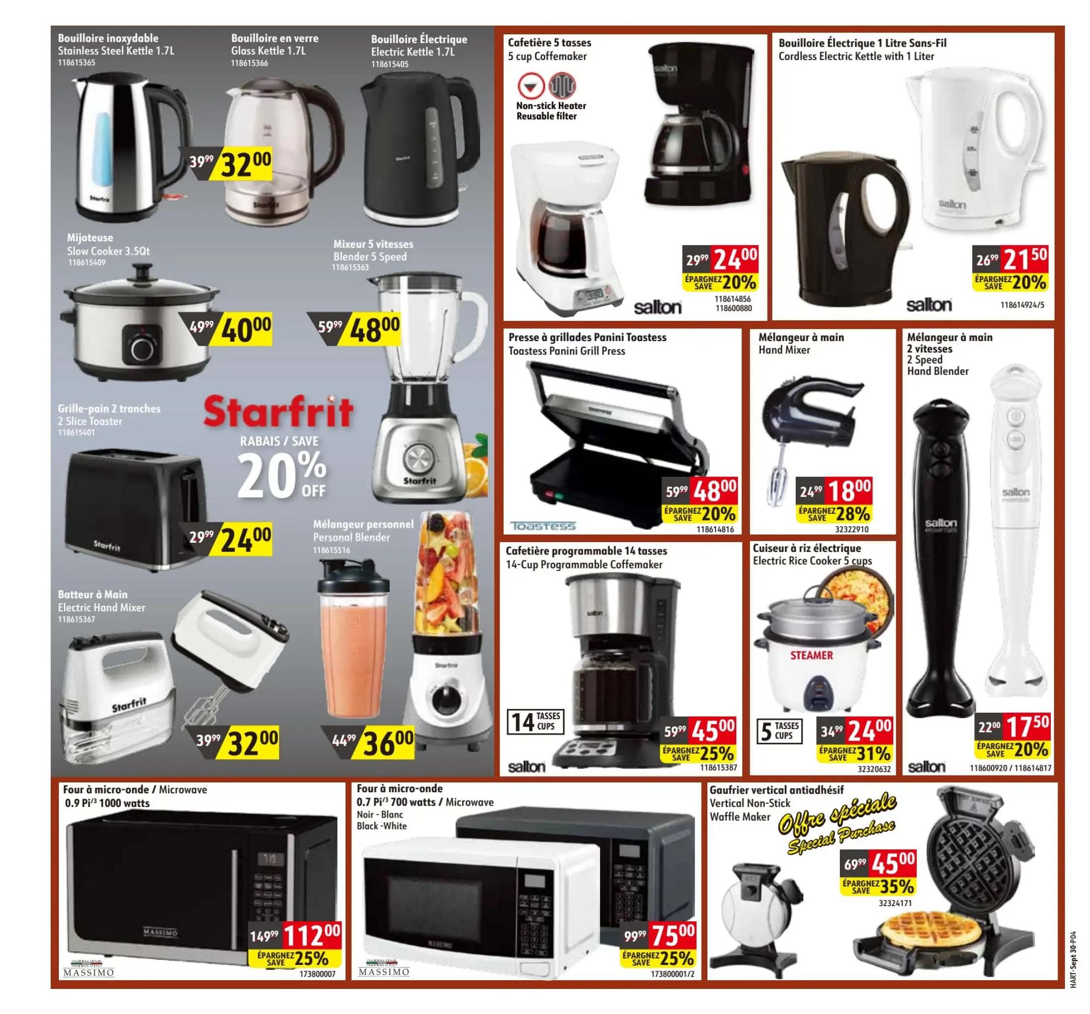 Hart Stores Flyer September 30 to October 13