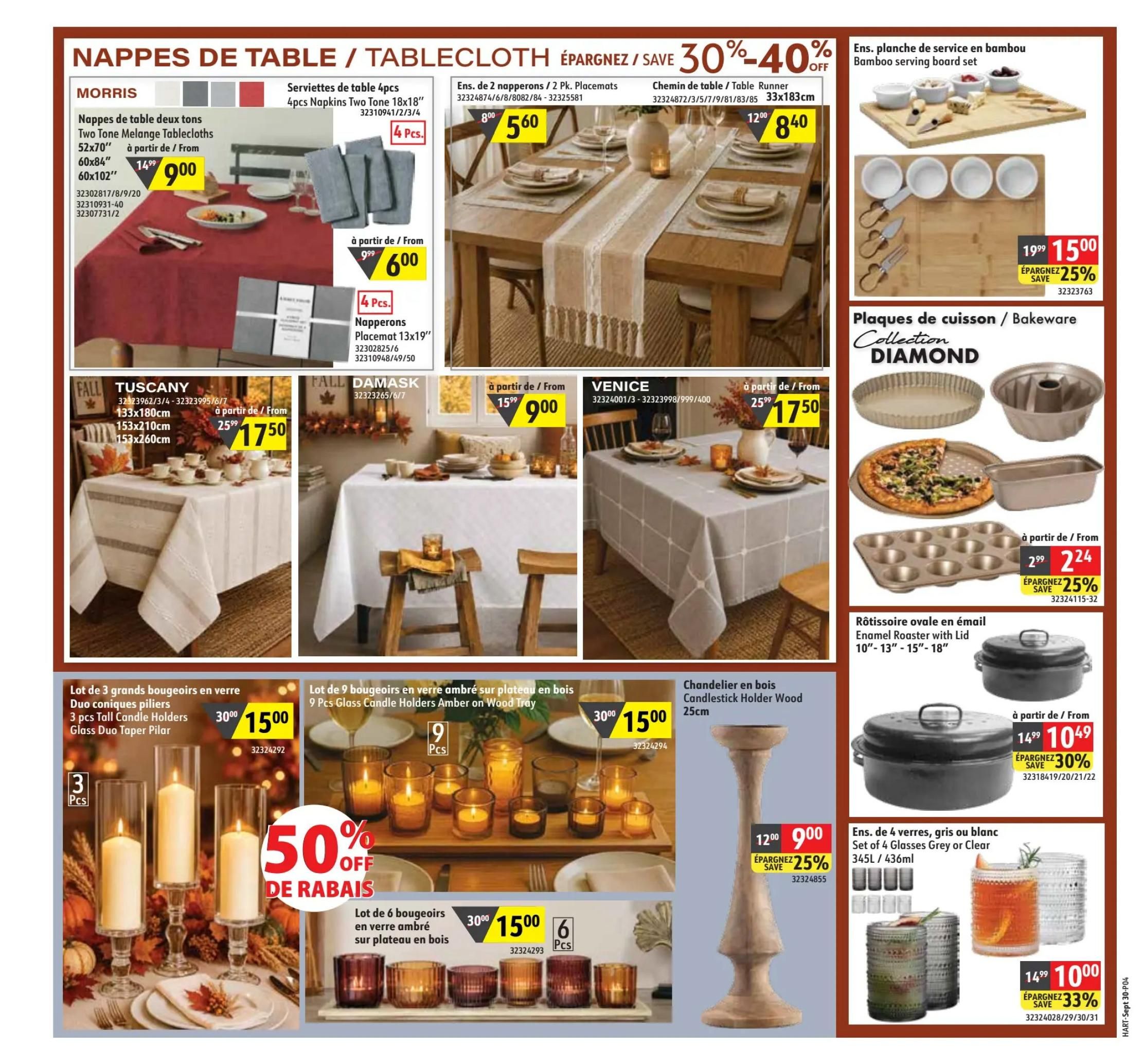 Hart Stores Flyer September 30 to October 13