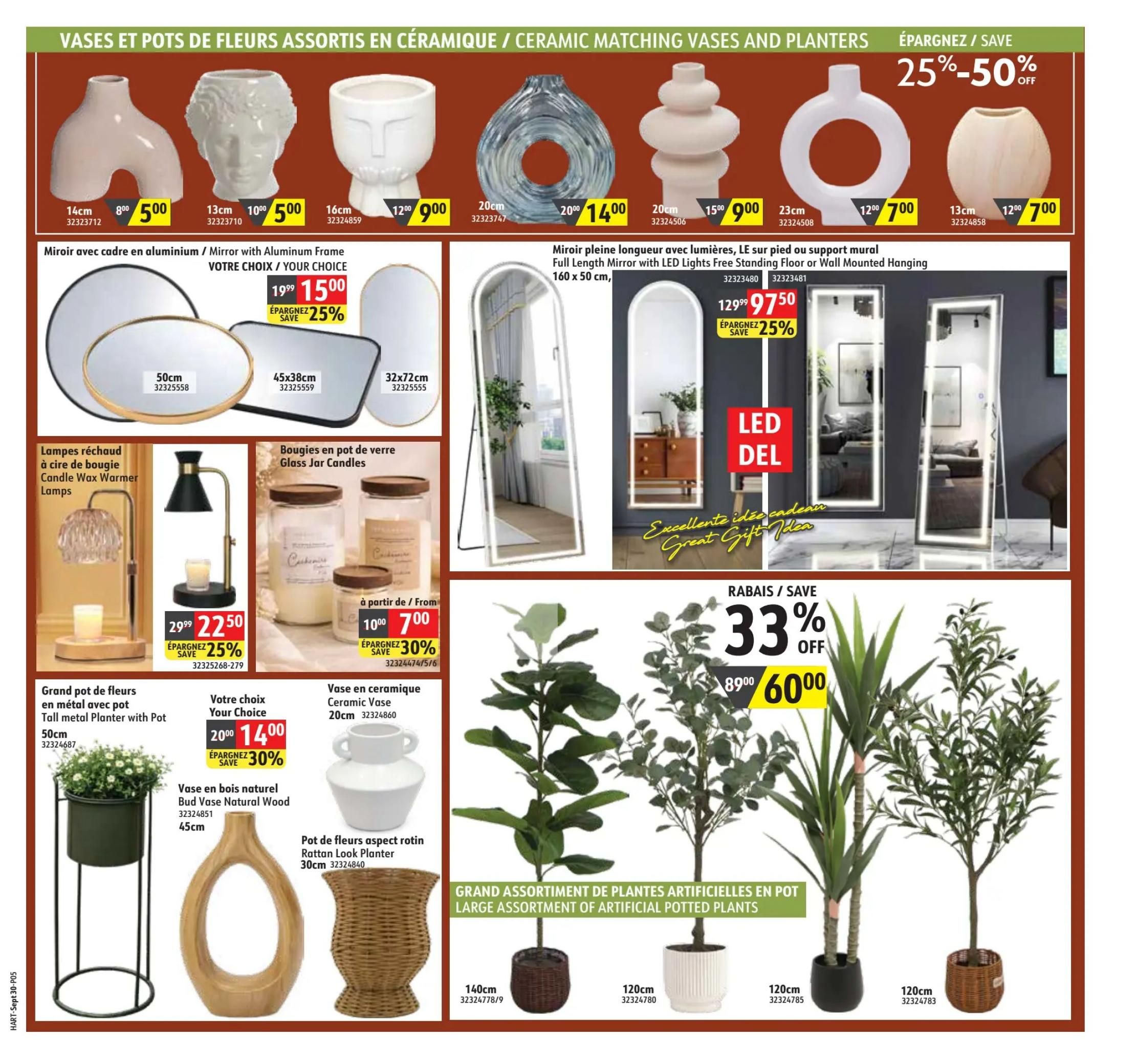 Hart Stores Flyer September 30 to October 13