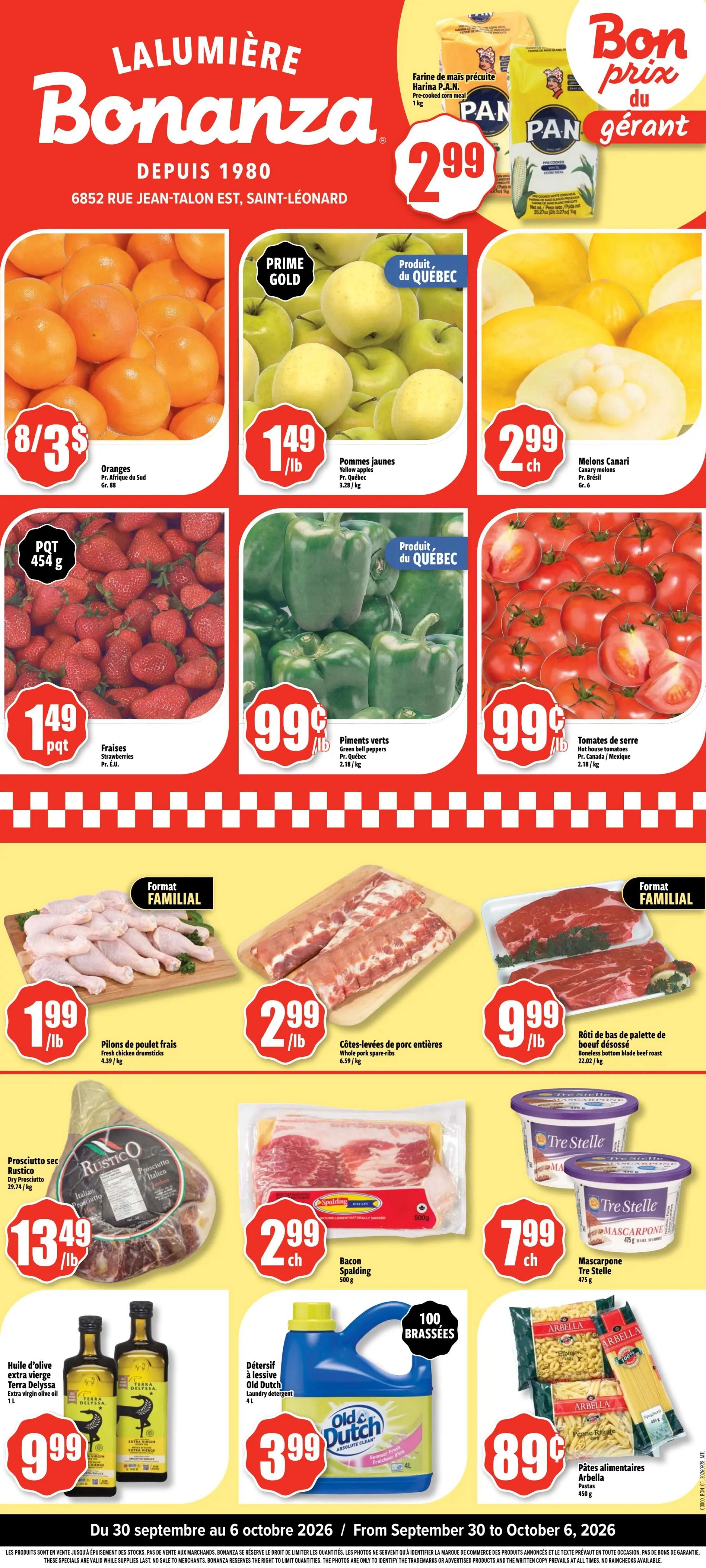 Bonanza Flyer September 30 to October 6