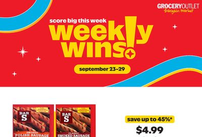 Grocery Outlet (Aromas Area, CA) Weekly Ad September 23 - 29, 2026
