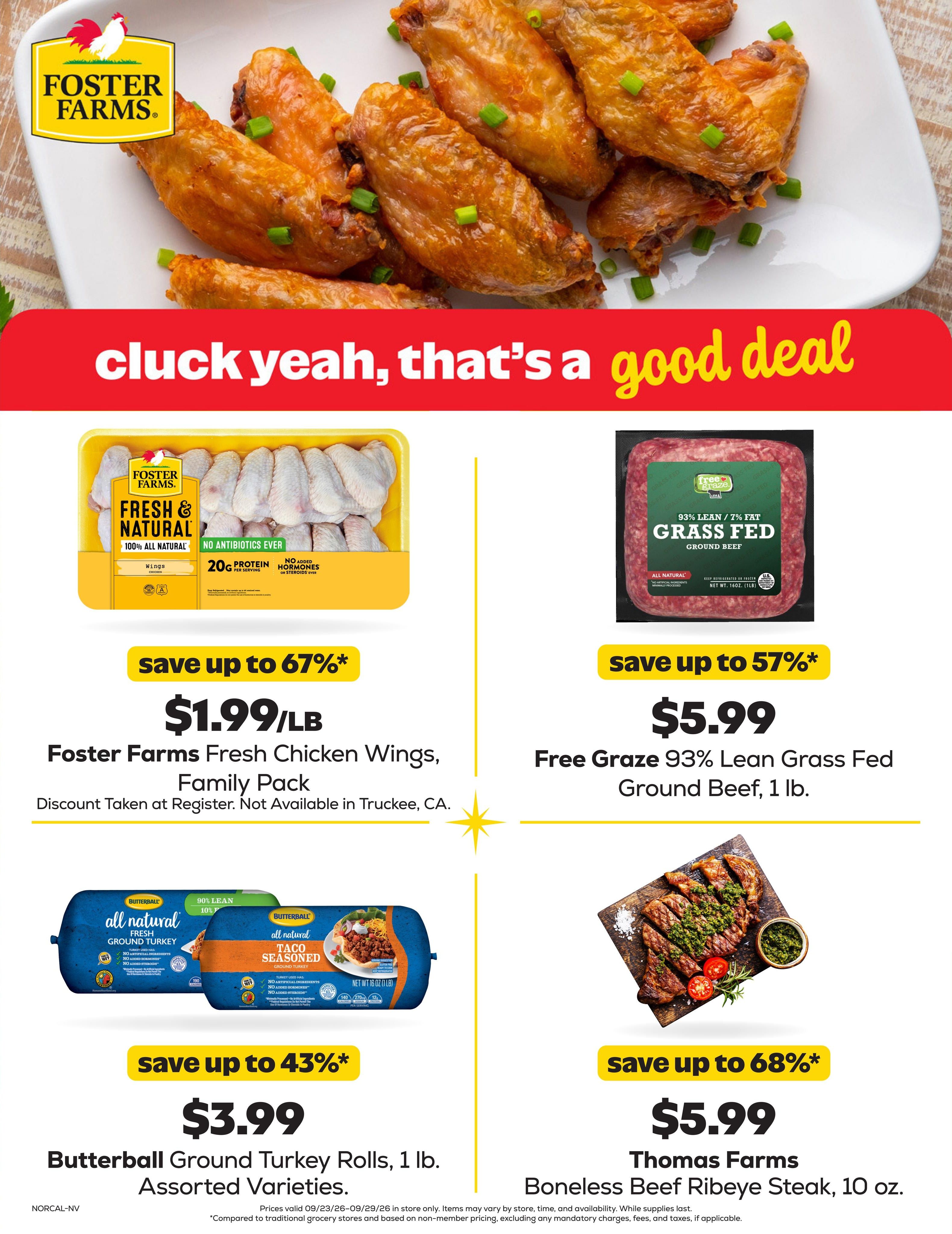 Grocery Outlet (Aromas-Moss Landing Area, CA) Weekly Ad September 23 - 29, 2026
