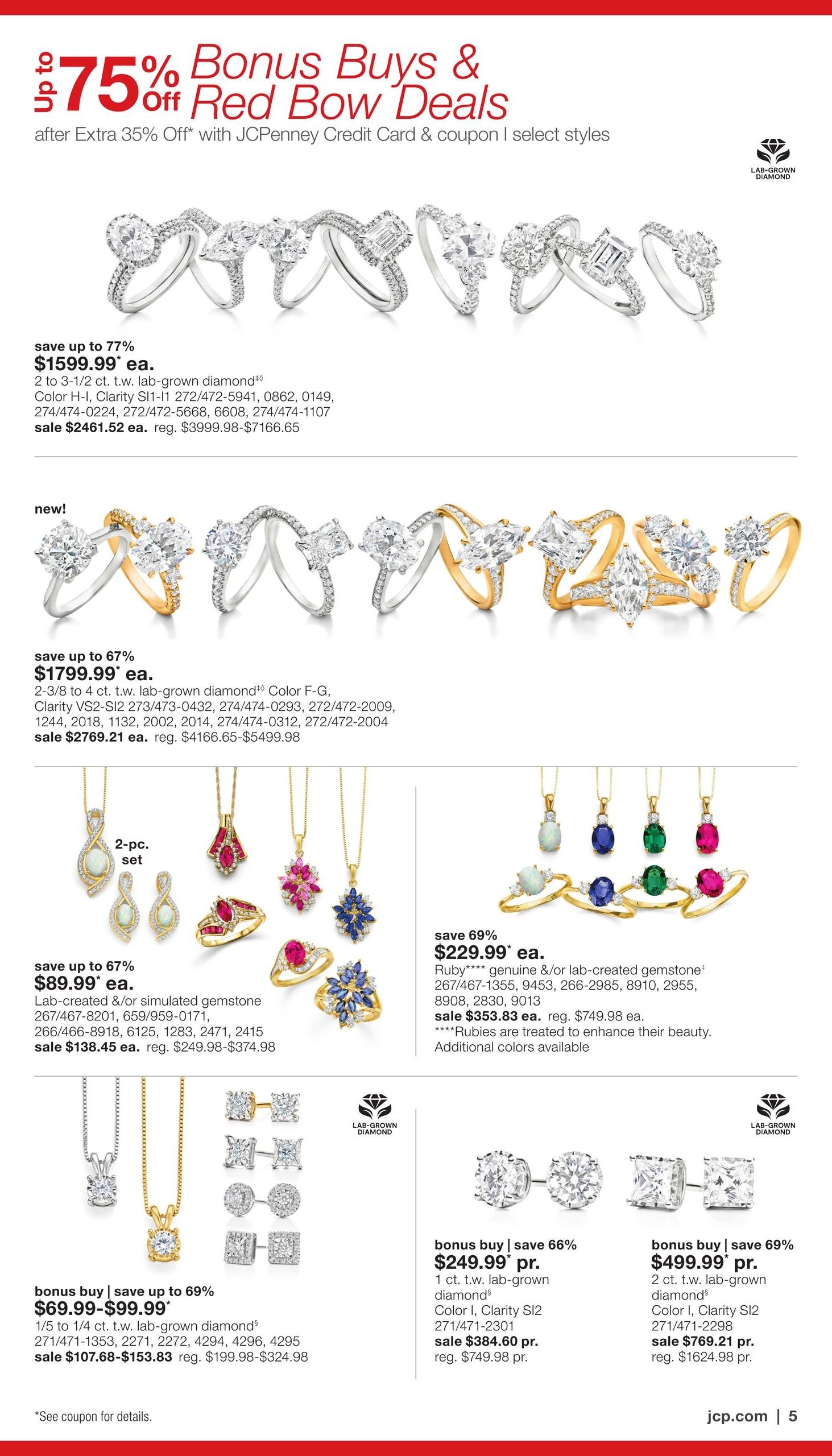 JCPenney Our Biggest Jewelry Sale of the Season Weekly Ad September 28 - October 25, 2026
