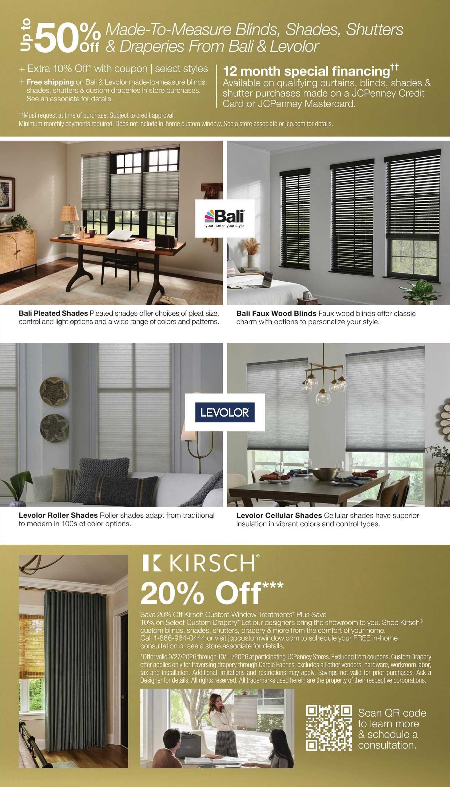 JCPenney Semi-Annual Home Sale Weekly Ad September 28 - October 25, 2026