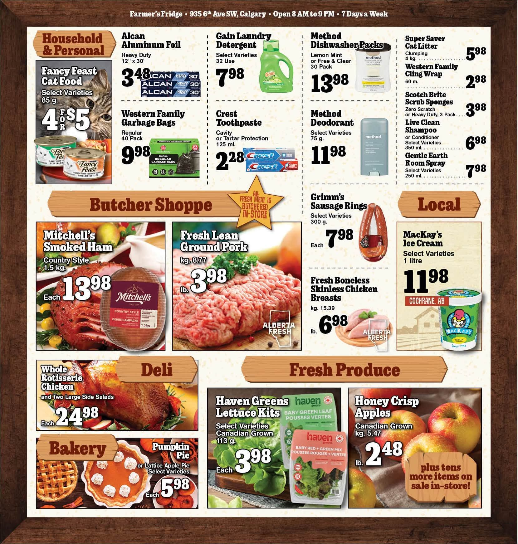 Farmer’s Fridge Flyer September 30 to October 6